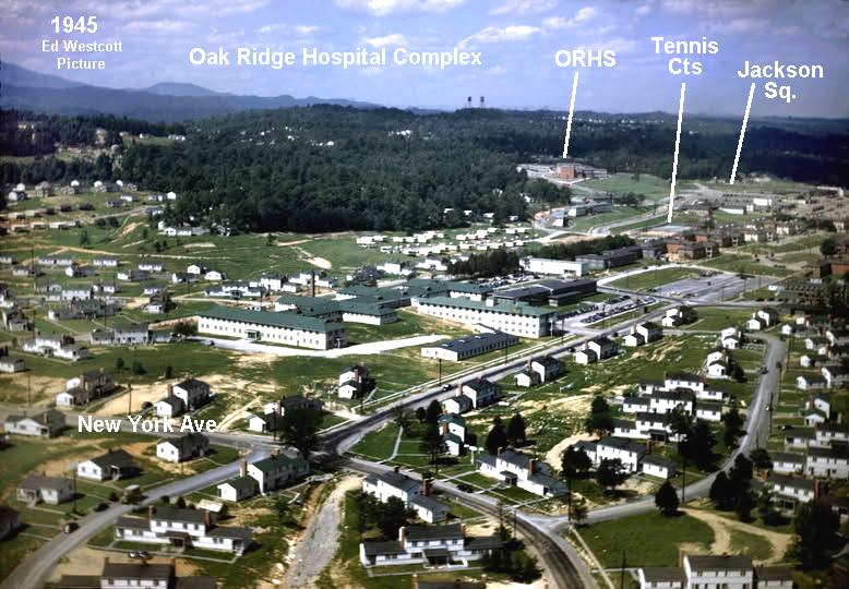 Oak Ridge Science & Heritage Tourism | Aerial Color View of very young ...
