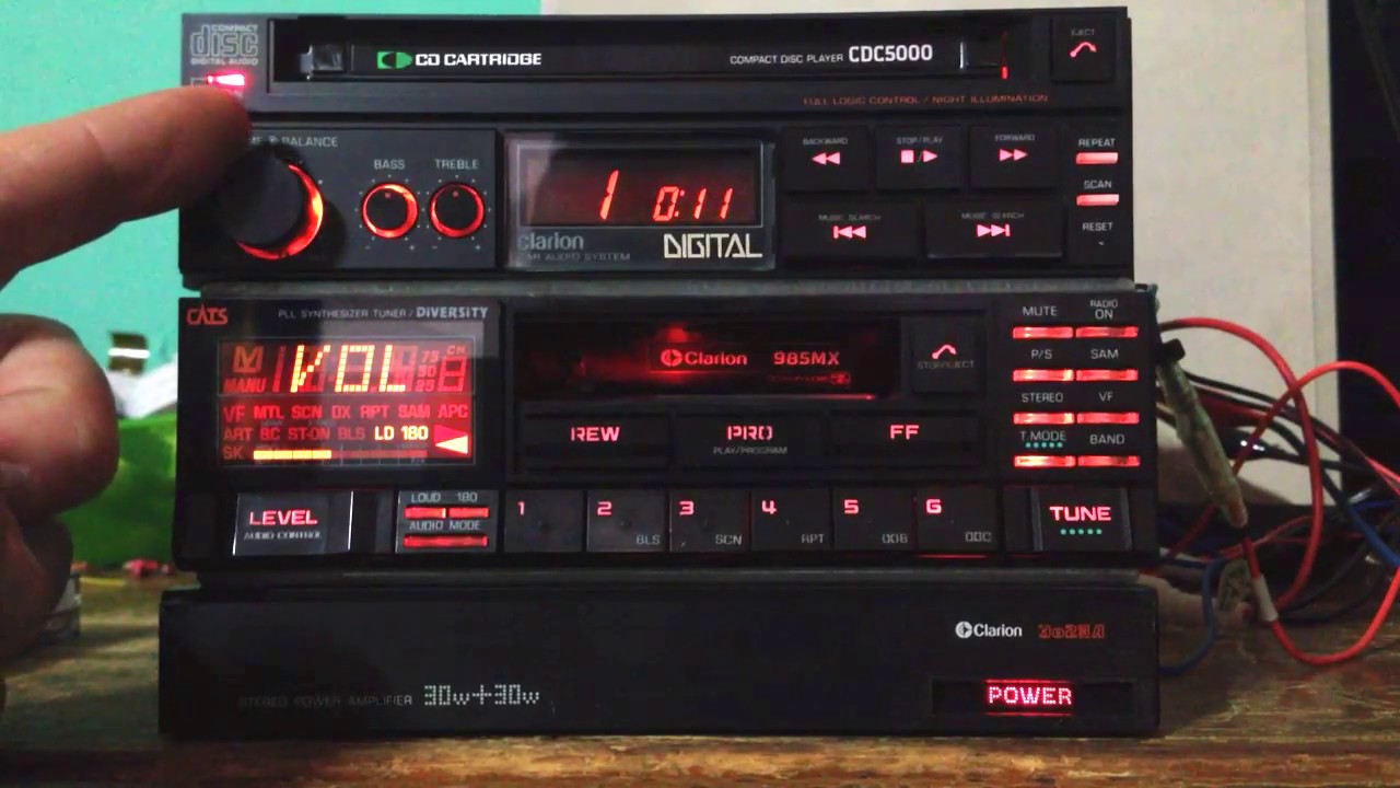 IN SEARCH OF ---Clarion cdc5000+985mx