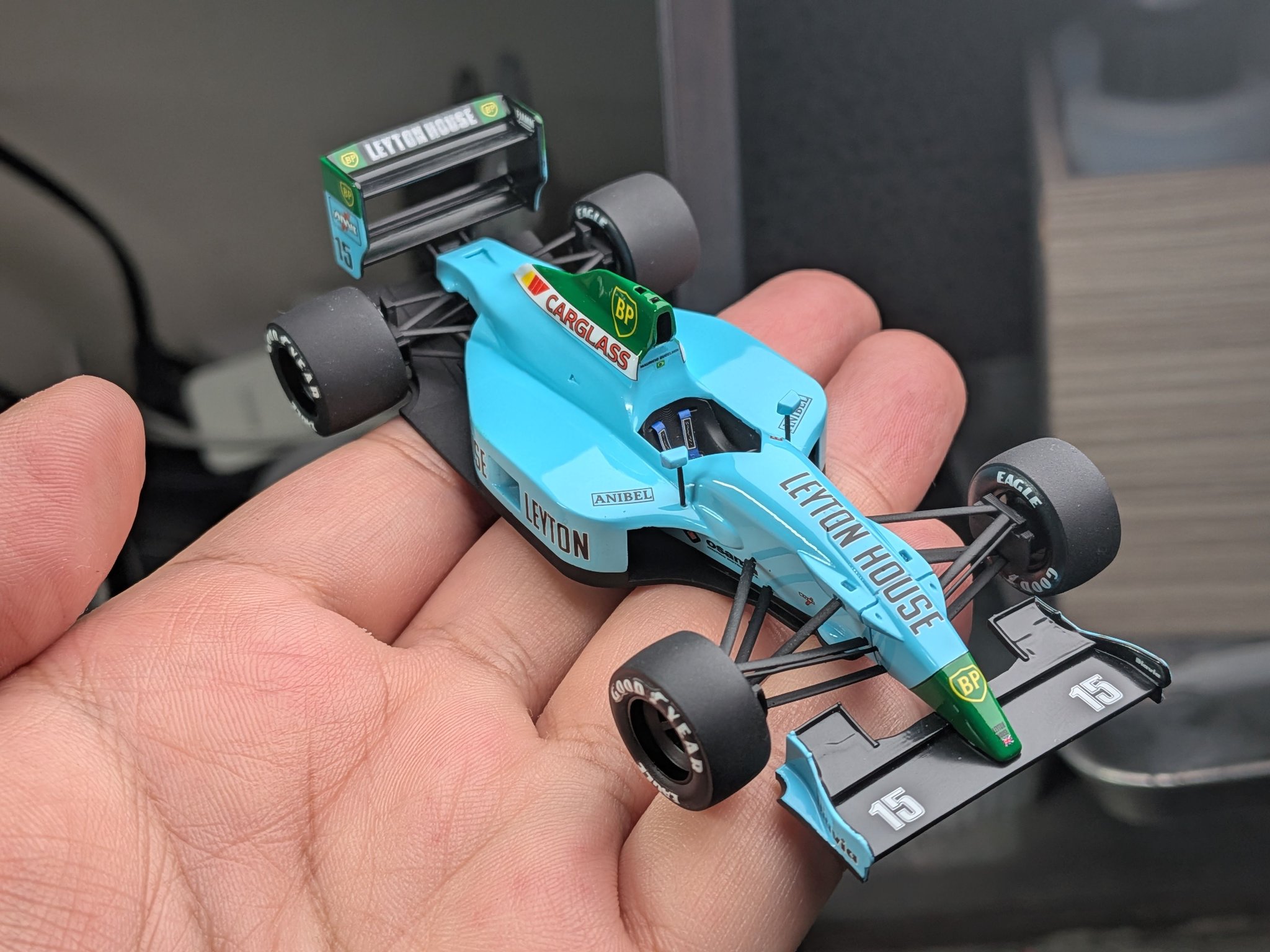 Leyton House CG901B 1:20 scale model by Tamiya