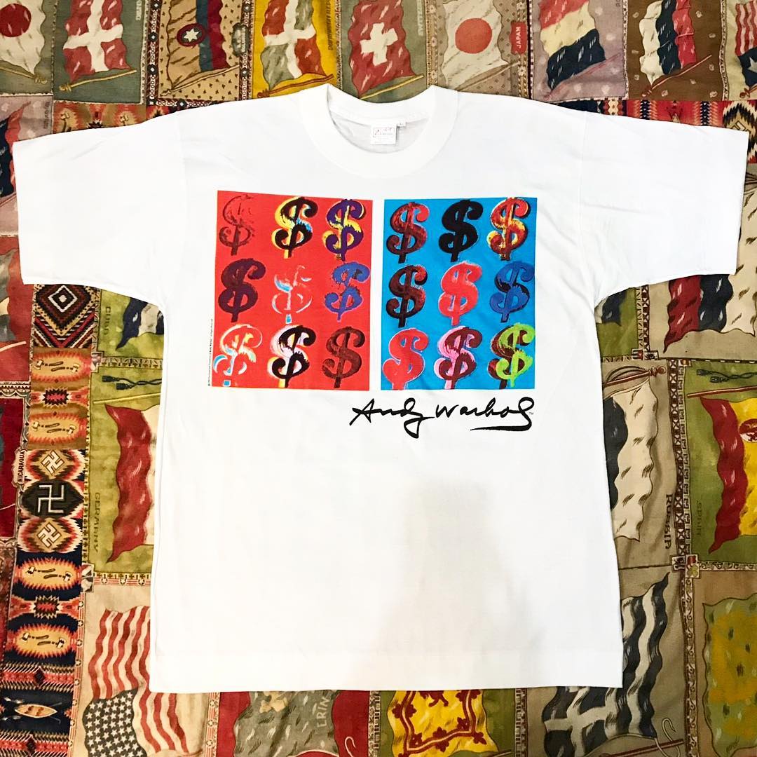 NOS 90's Andy Warhol official t shirts Body: Swan Brand(made in