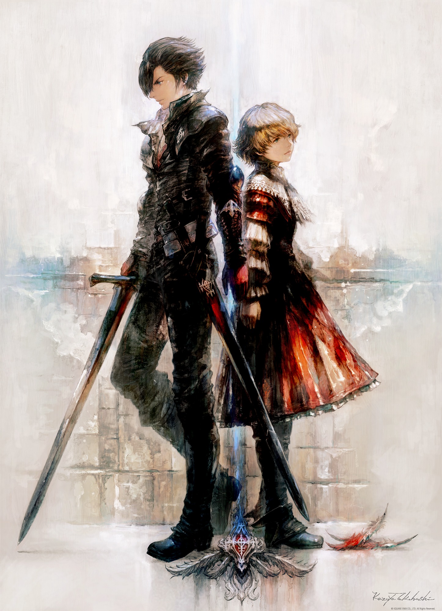New official render of Clive and Joshua from the Final Fantasy XVI