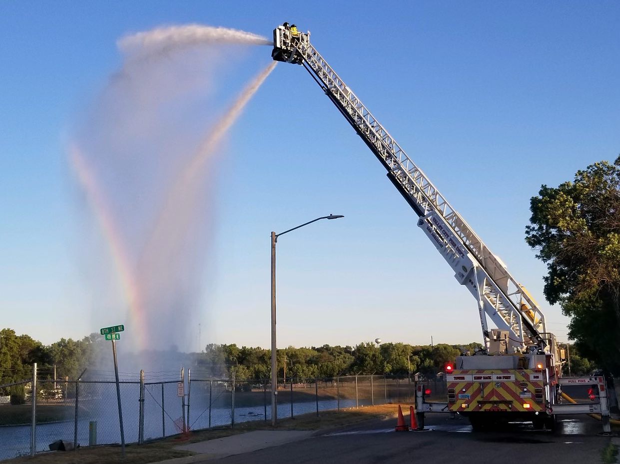 City - Last week VC Fire Department did training with their ladder ...