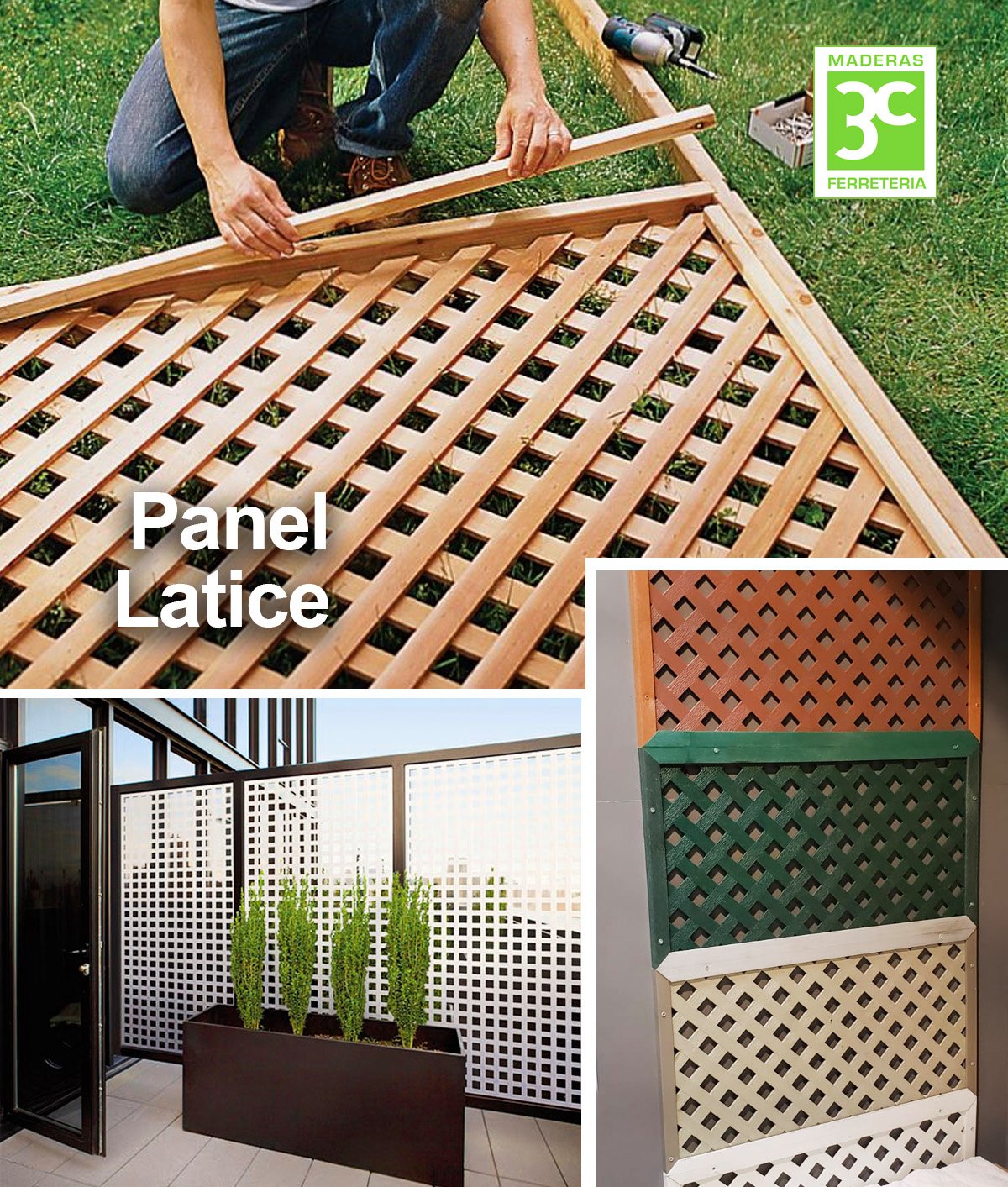 Latice es una forma rápida y fácil... - Ferretería Maderas 3C | Facebook