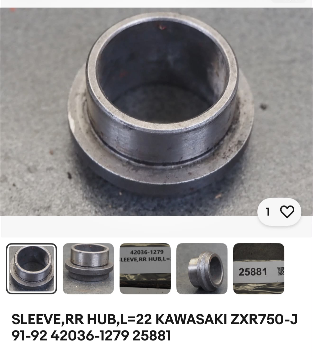 Does Someone here has this piece in katy for zx6r 03 Thanks !!