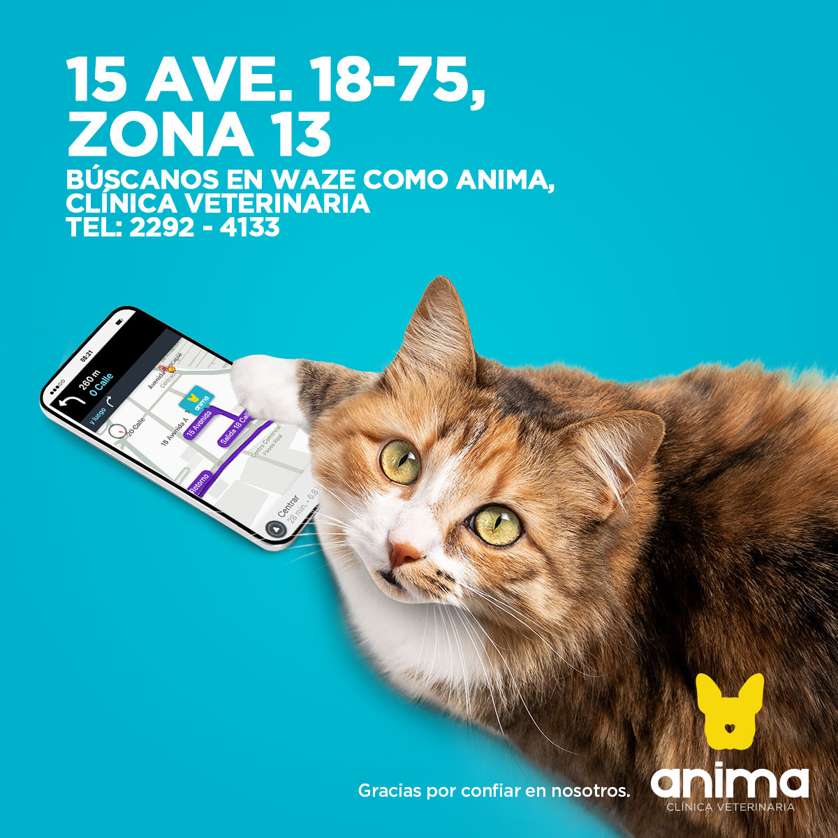 Anima - ¿Ya conoces nuestra clínica? Búscanos en Waze...