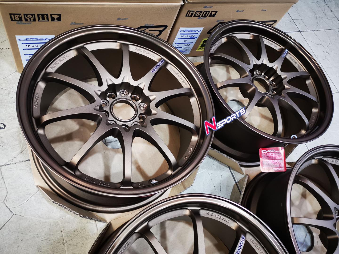 Nsports Always Racing - ล้อแม็กซ์ Rays CE28N 18x8.5+30 5-114.3 ...