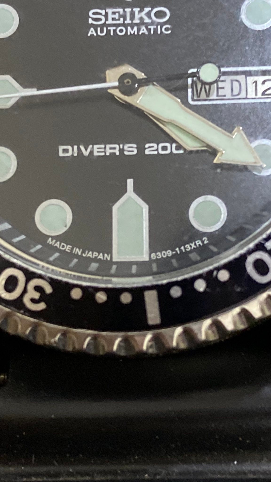 Seiko 6309 watch identification and authenticity verification