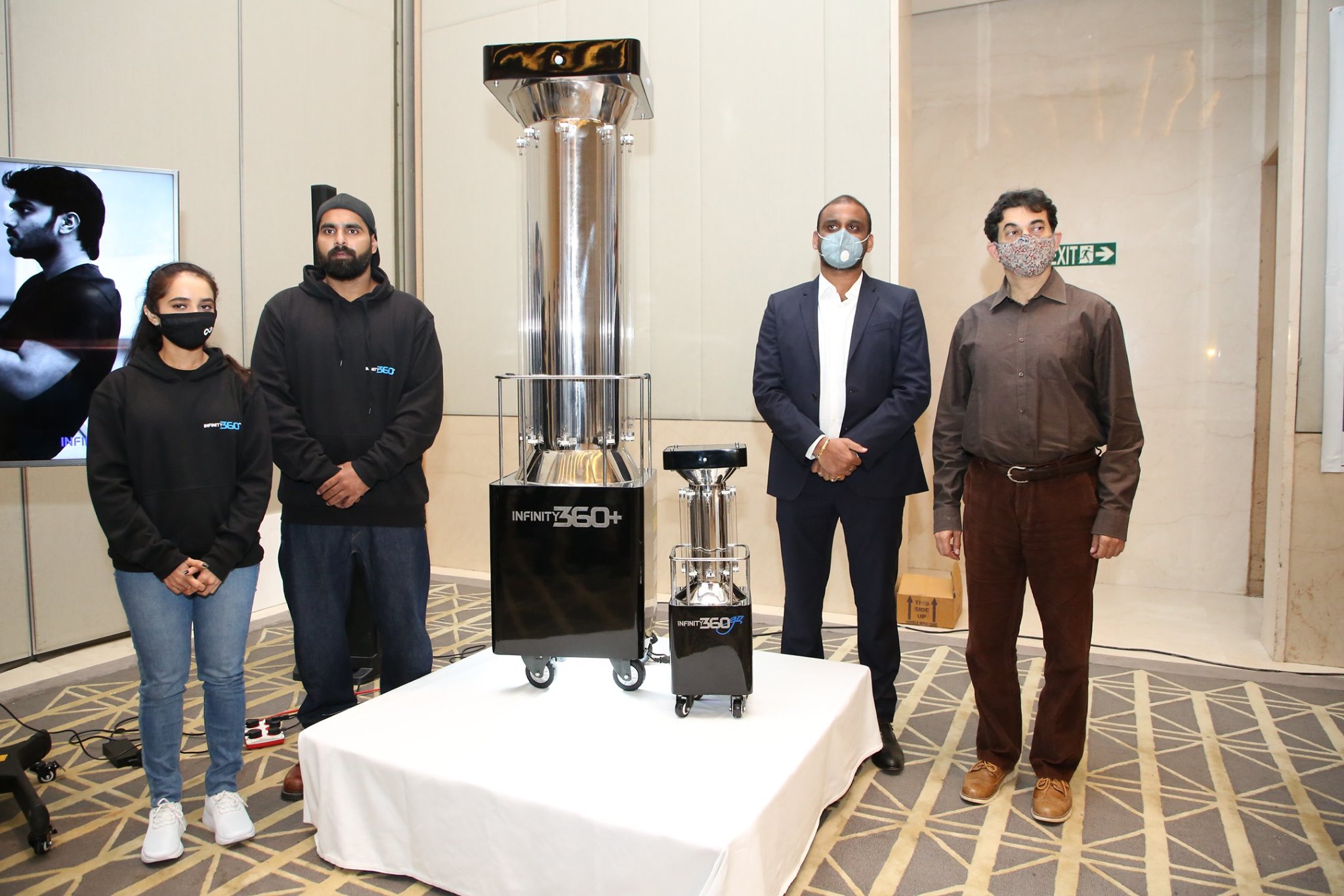 Hyderabad Robotics Engineer develops Infinity 360 Smart germicidal ...