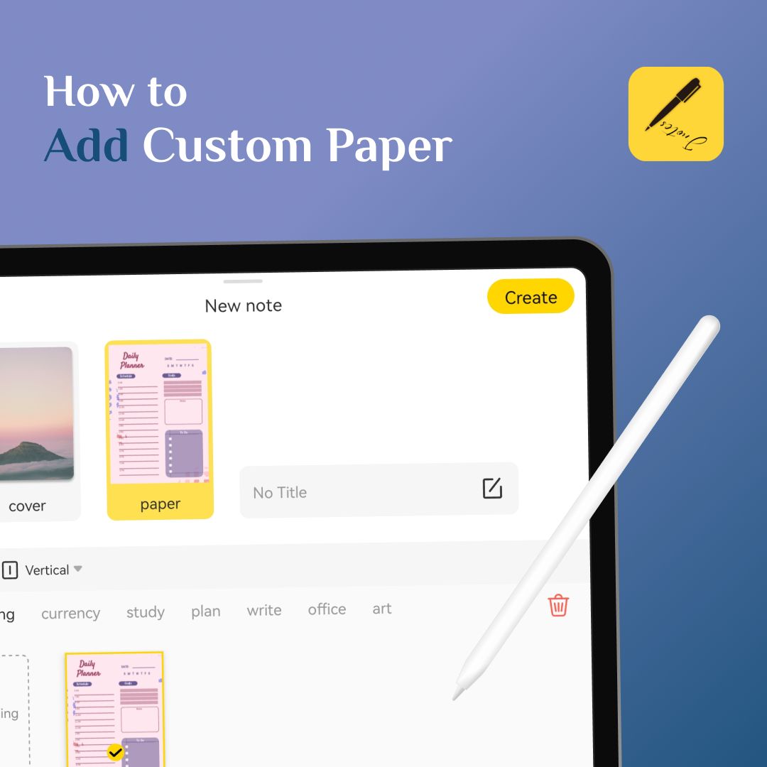 Jnotes - Jnotes Tutorial🧐 How to add custom paper?... | Facebook
