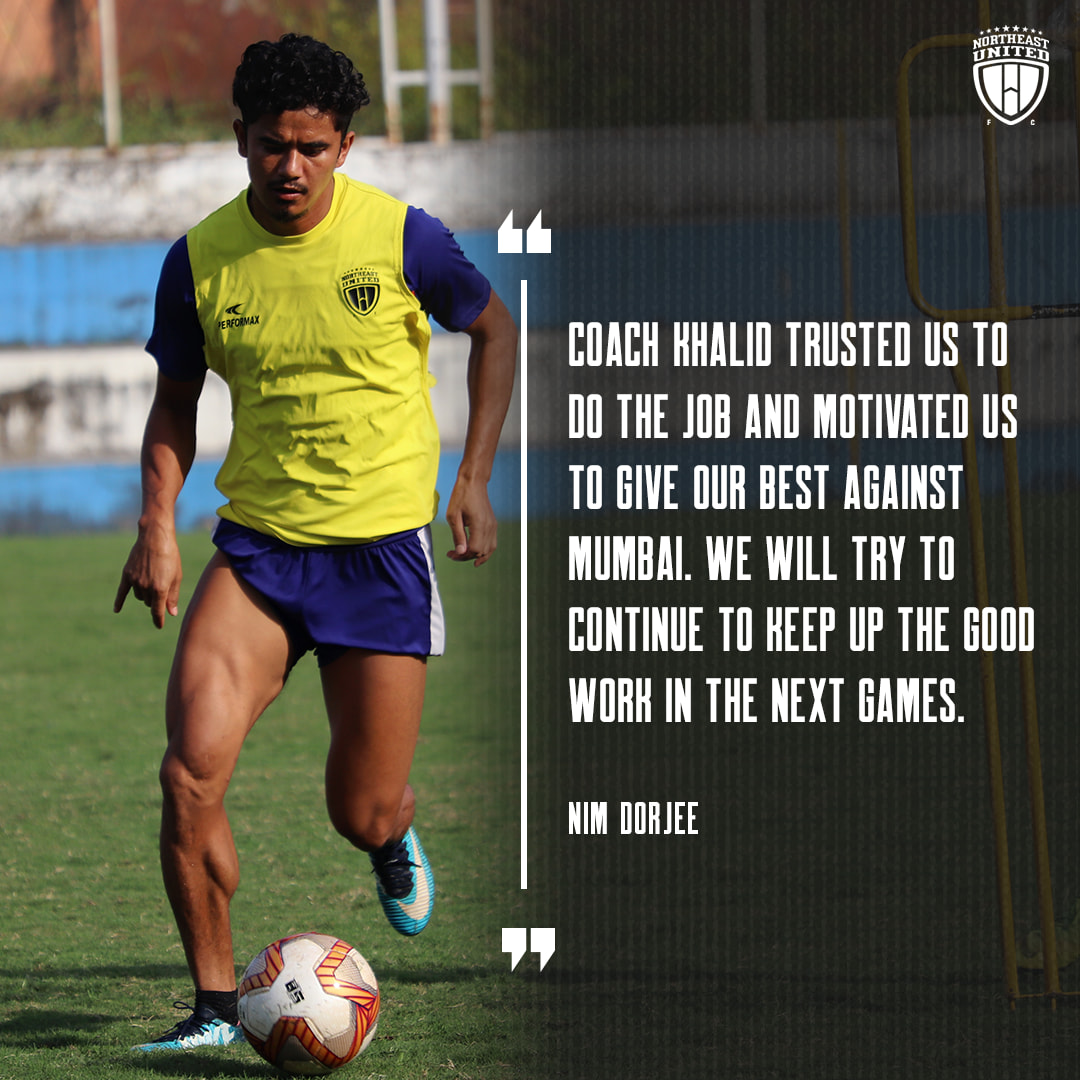 Defender Nim Dorjee shares his... - NorthEast United FC