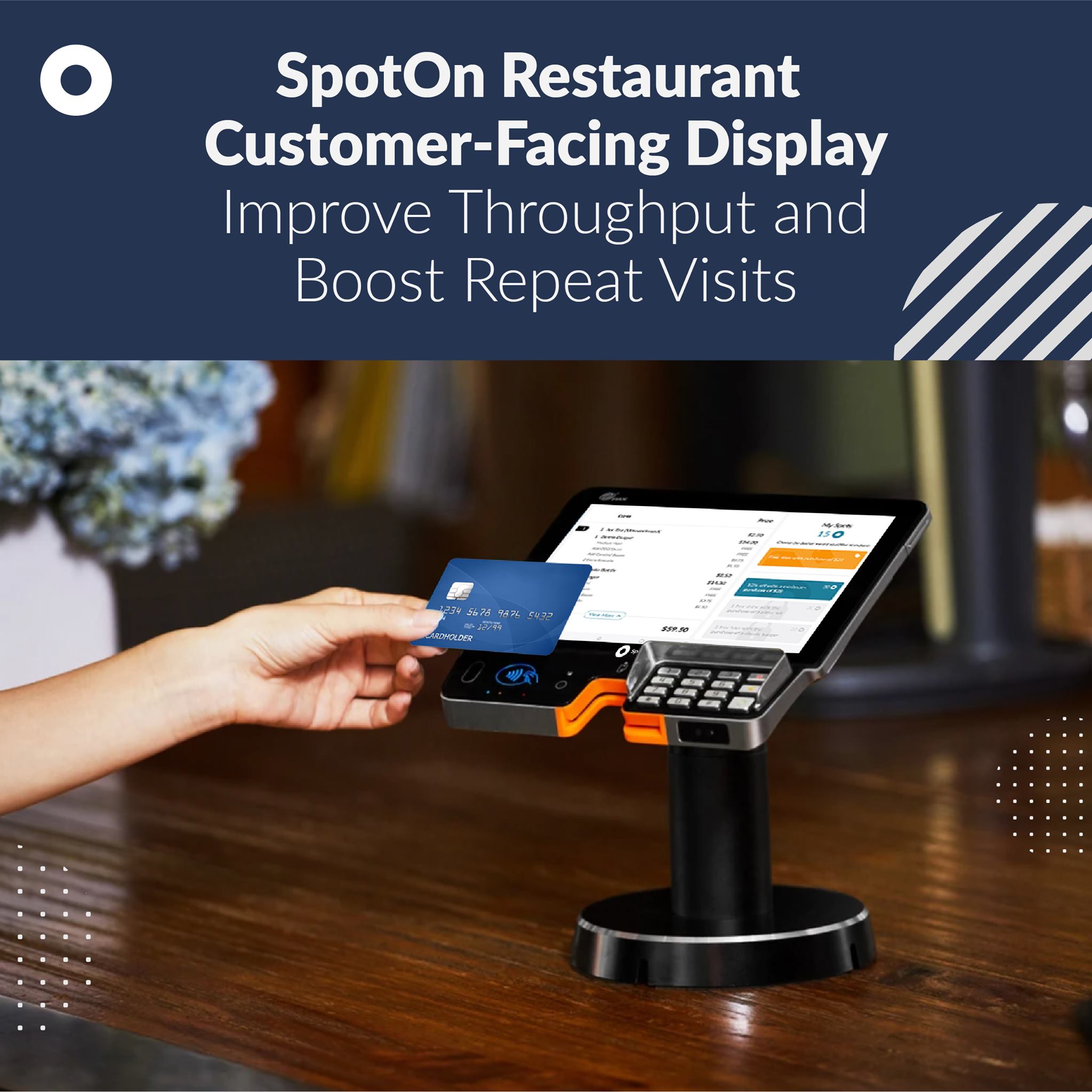 SpotOn - SpotOn Restaurant Customer-Facing Display is fully integrated ...
