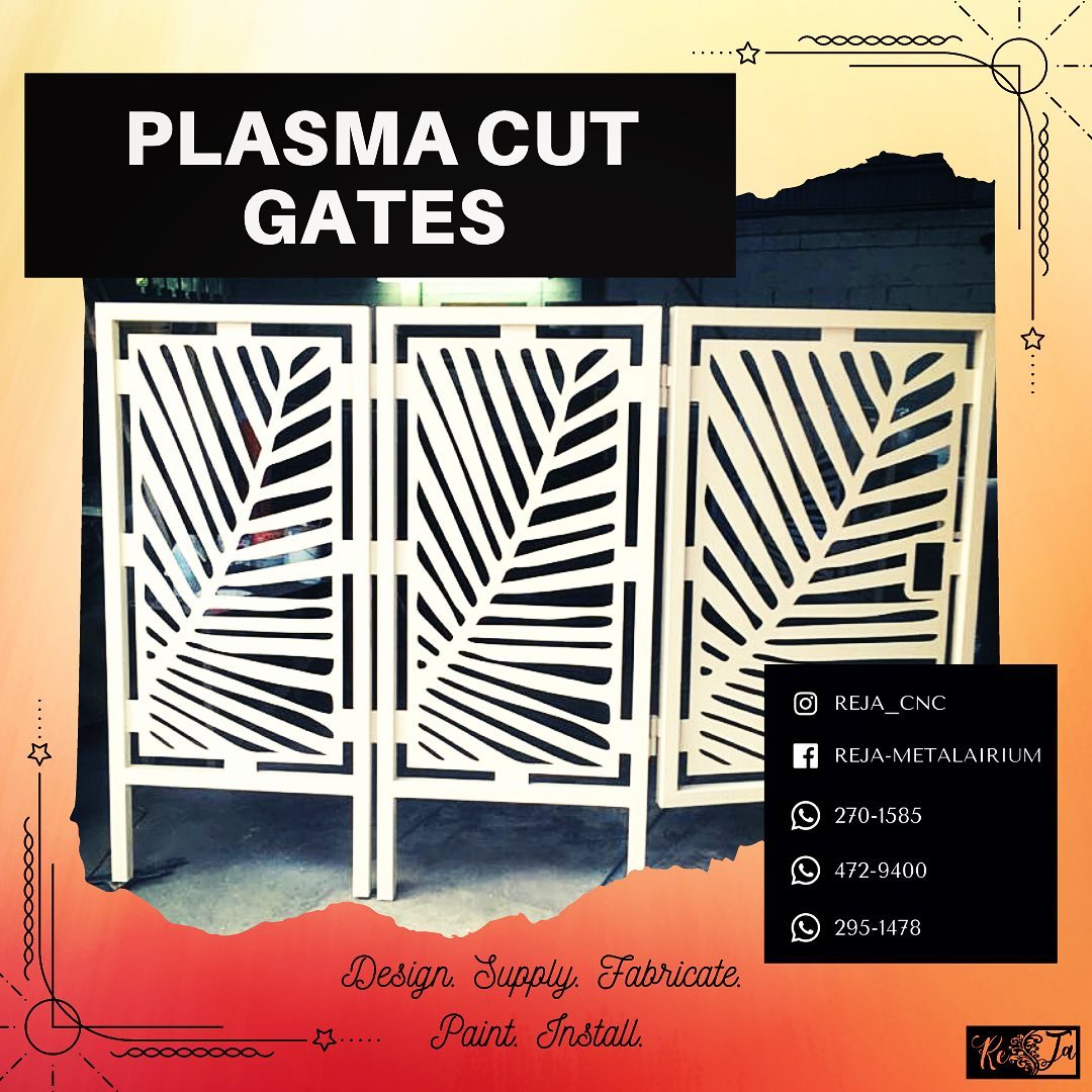 ReJa Caribbean - Plasma cut gate. Design. Supply. Cut....