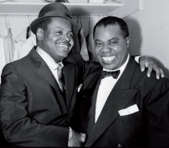 Oscar Peterson & Louis Armstrong, Photo cover from the CD: “Louis