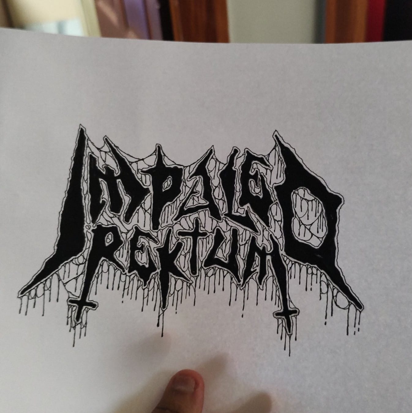 Impaled Rektum Fanart logo Tribute to the movie Heavy Trip Movie