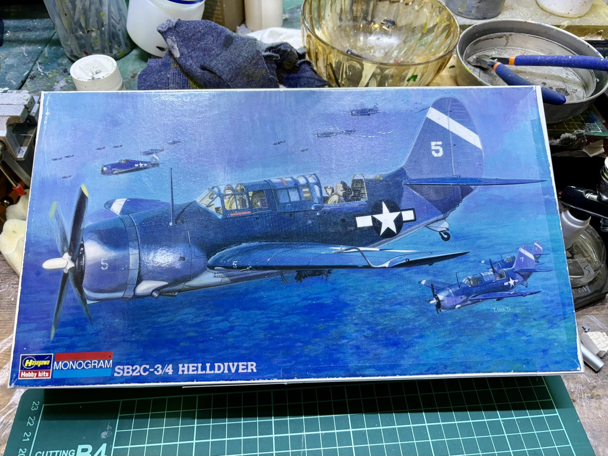 Monogram 1/48 SB2C Helldiver model kit review