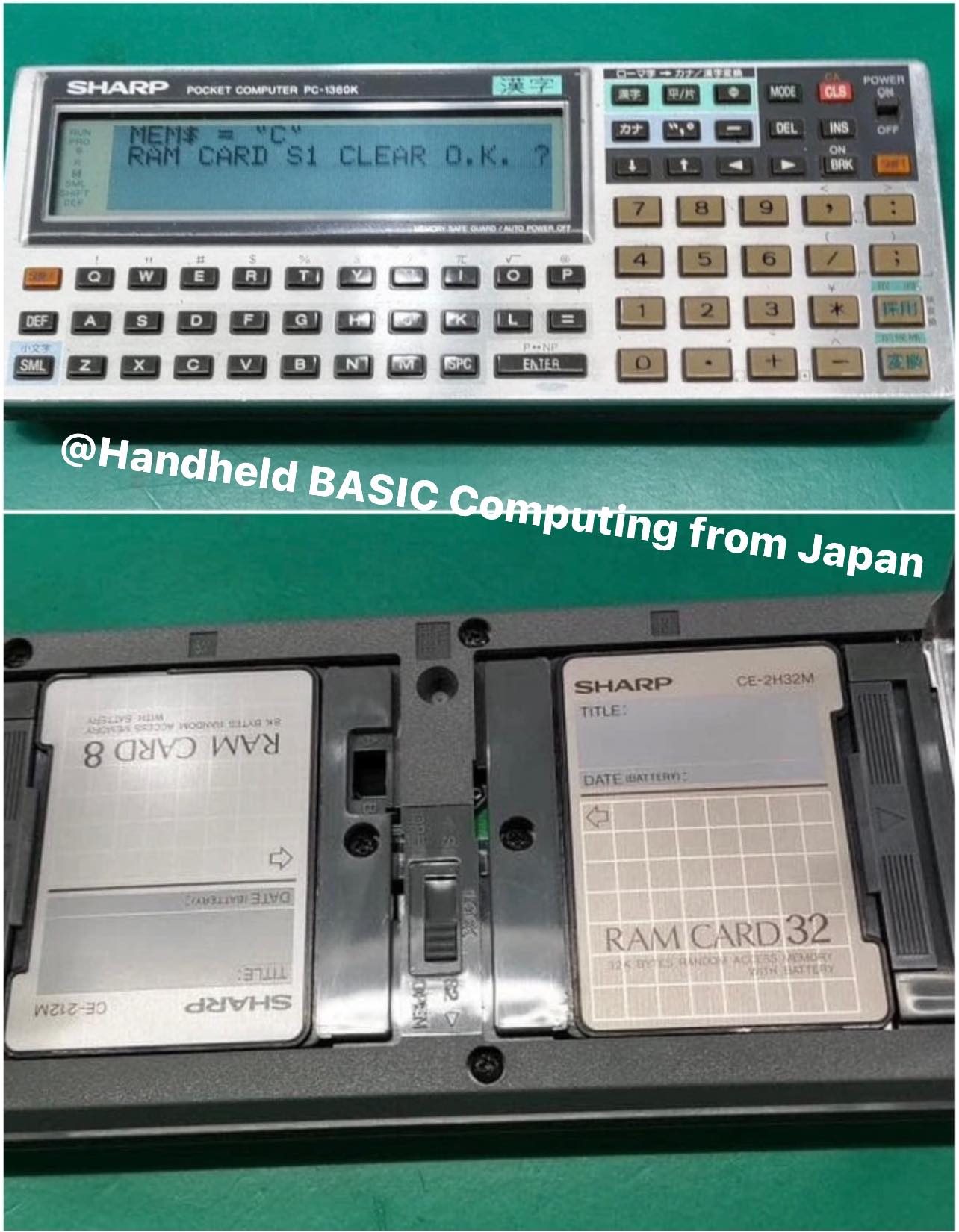 その他 SHARP PC-1445 POCKET COMPUTER Sharp pocket computer PC-1245 from 1984