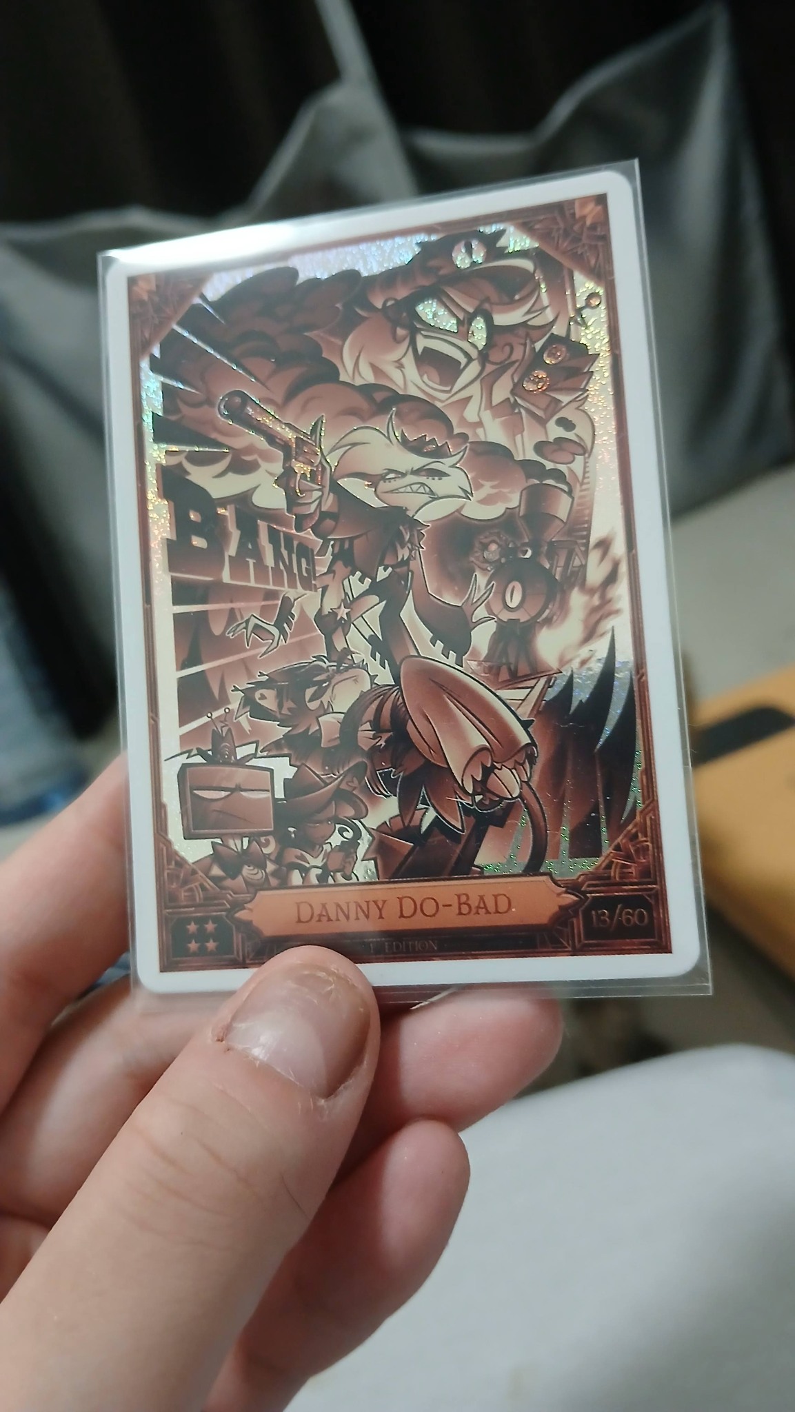 Danny Do Bad 1st Edition FOIL Rare Hazbin Hotel Season 2 trading