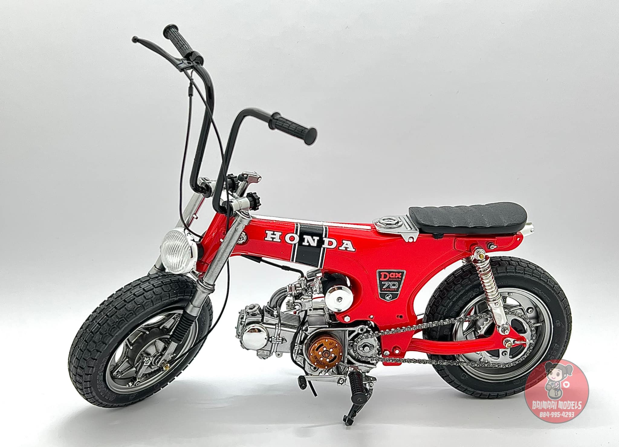 TAMIYA HONDA DAX EXPORT70 CUSTOM Ver. 1/6 COMPLETED 😊 BUILD BY