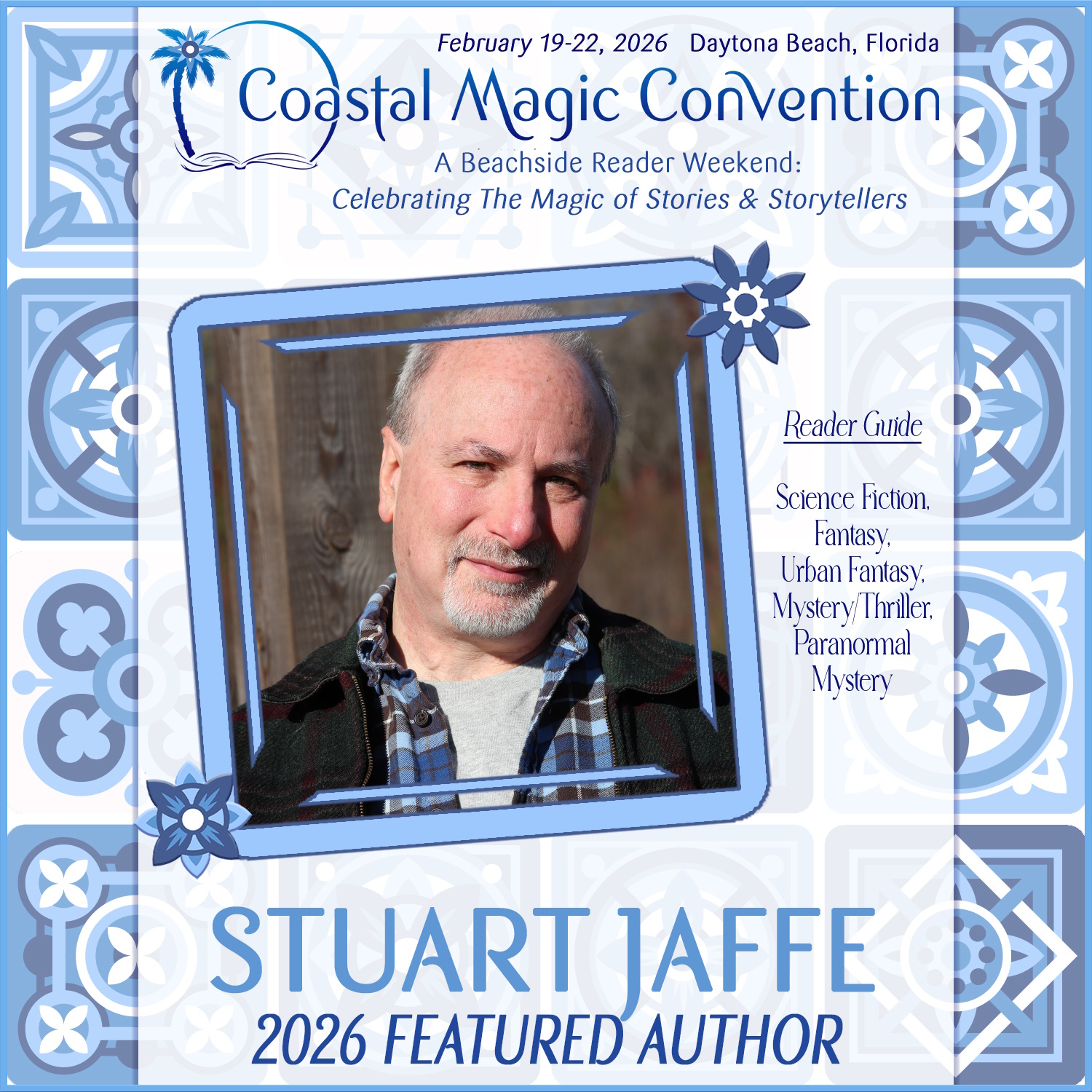 Author shares excitement for Coastal Magic 2026 and offers books 