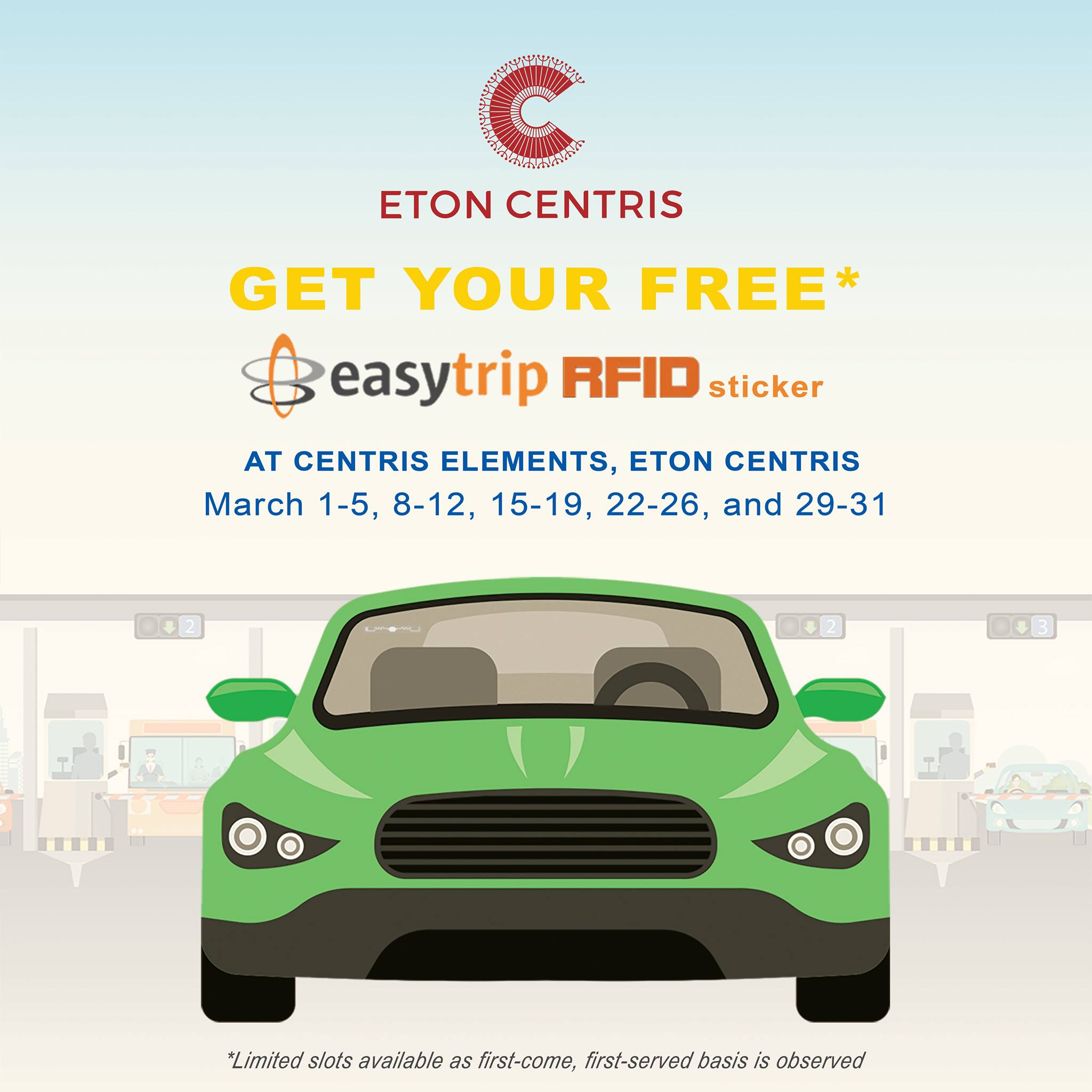 Eton Centris - The EasyTrip RFID Sticker Installation at...