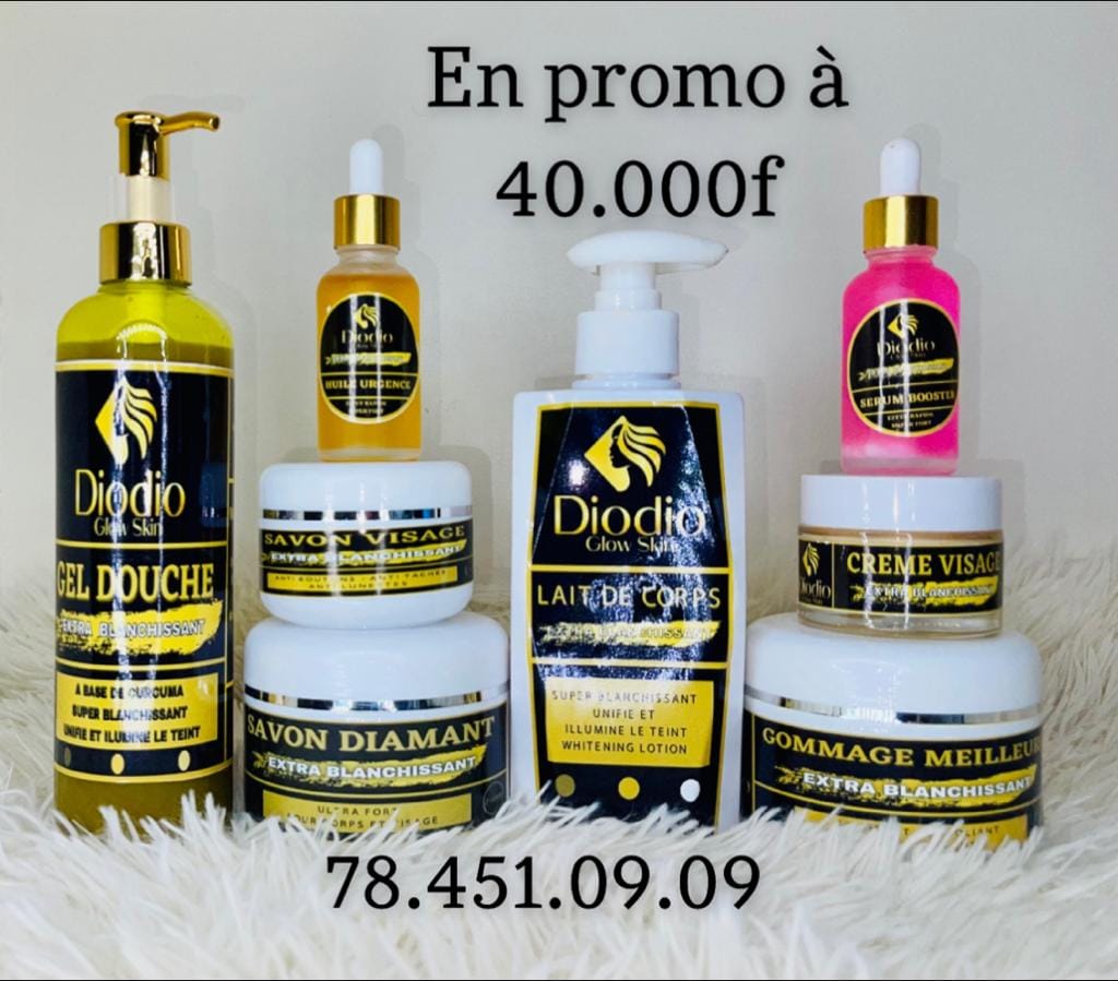 Soin Blanchissant Mini Gamme - 300 Ml - À Base De Glutathion - Pour Taches Et éclaircissement De La Peau - Neuf