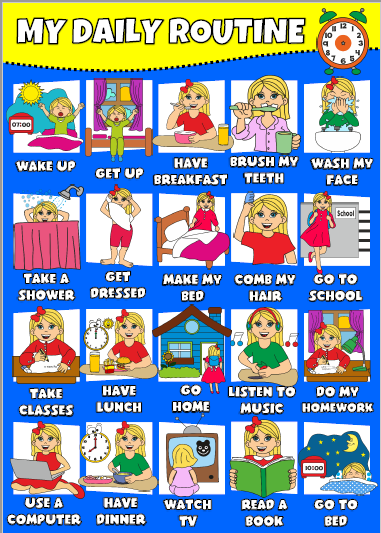 Eslchallenge - My daily routine set at ESLChallenge... | Facebook