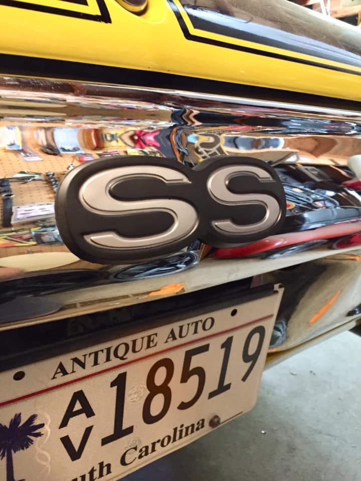 Magnetic Fender Emblem Placement Template For 1970-1972 Chevelle Malibu & SS
