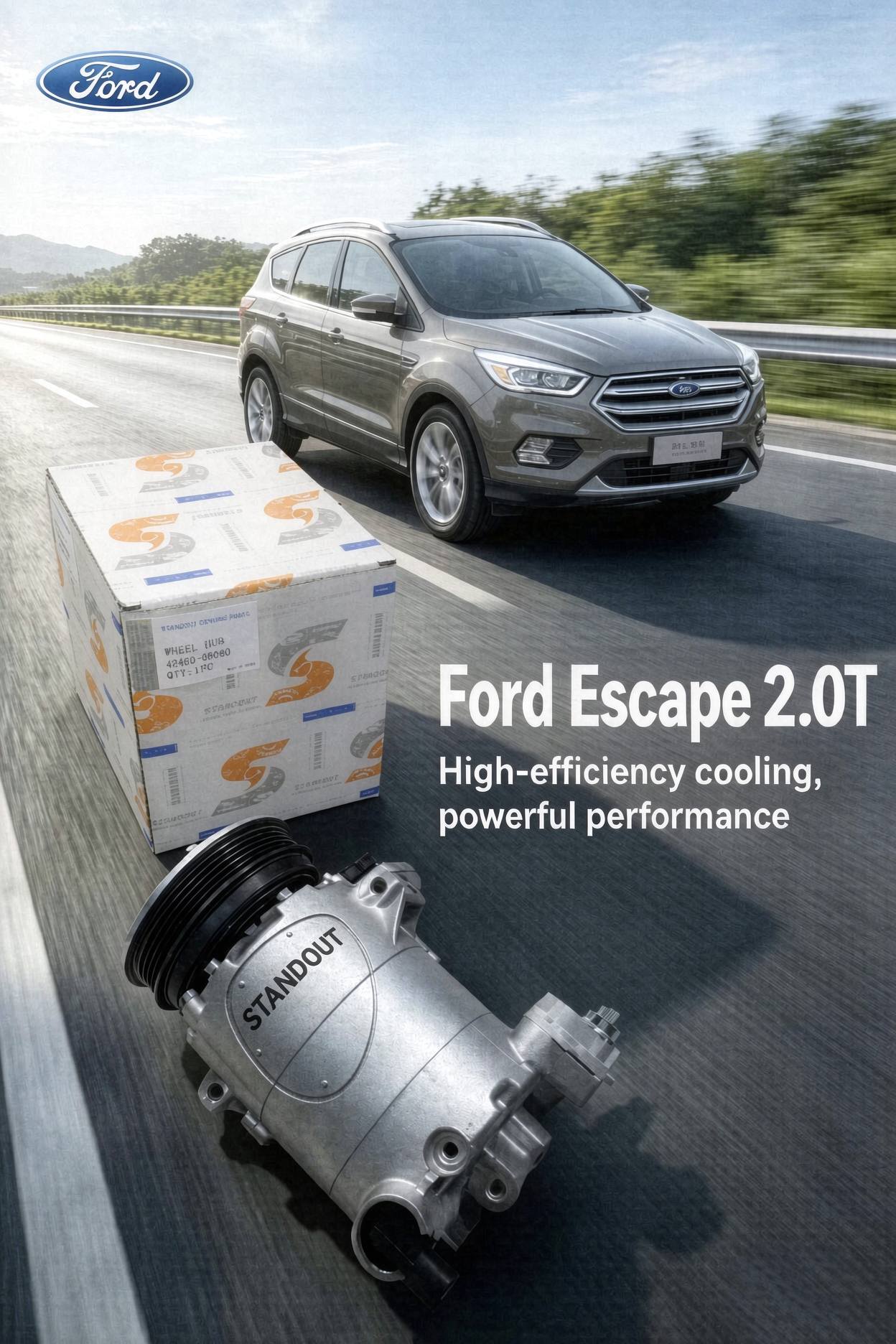 🔥New Arrival！TM16 Auto AC Compressor Stable cooling, low noise