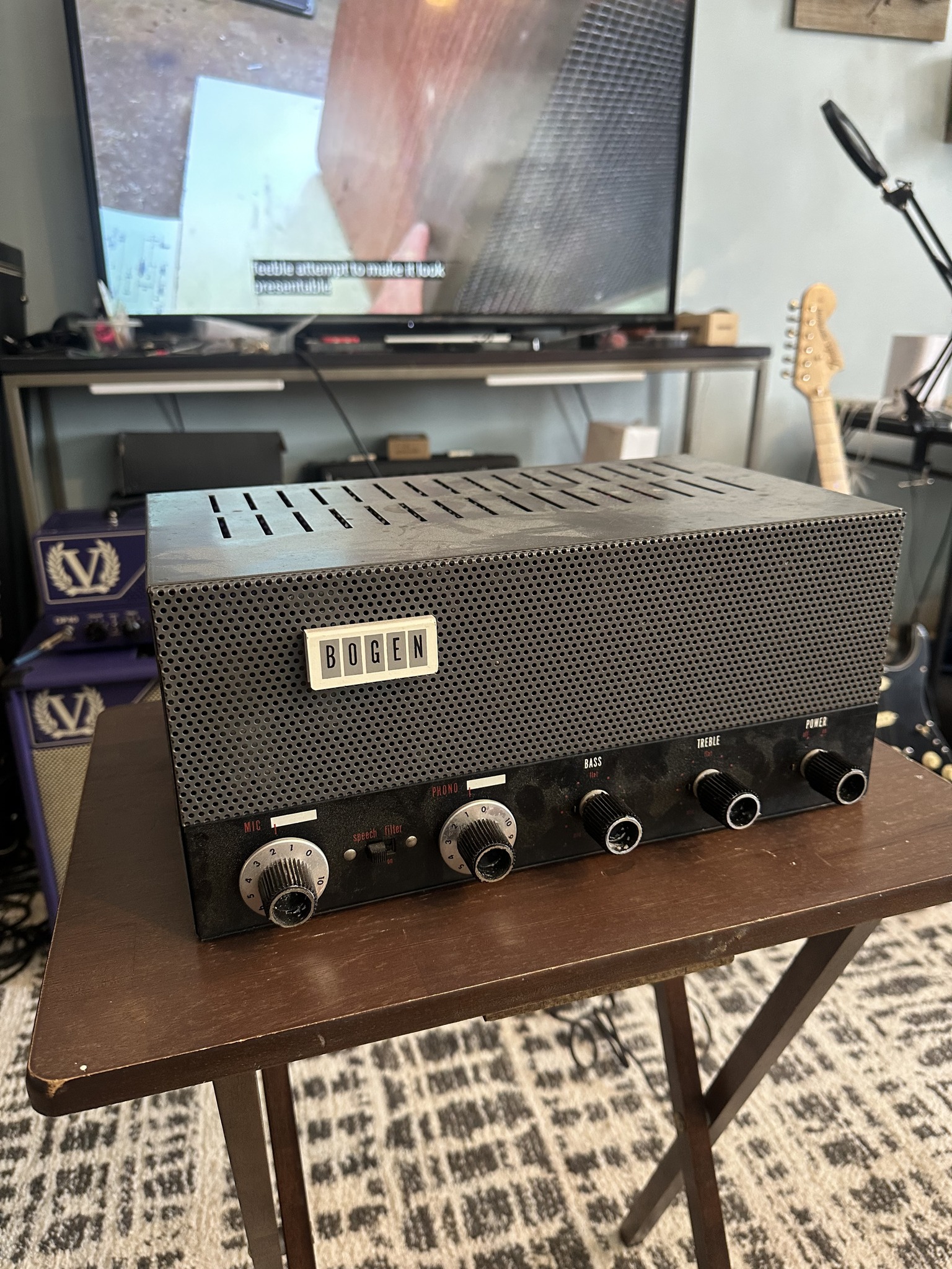 Bogen DB-130 mono amps converted to monoblocks with 6FW5 tubes
