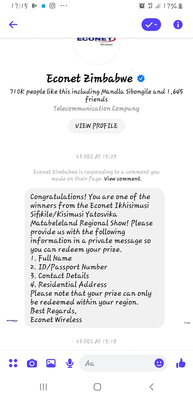 Econet Zimbabwe - Congratulation to all our winners from... | Facebook