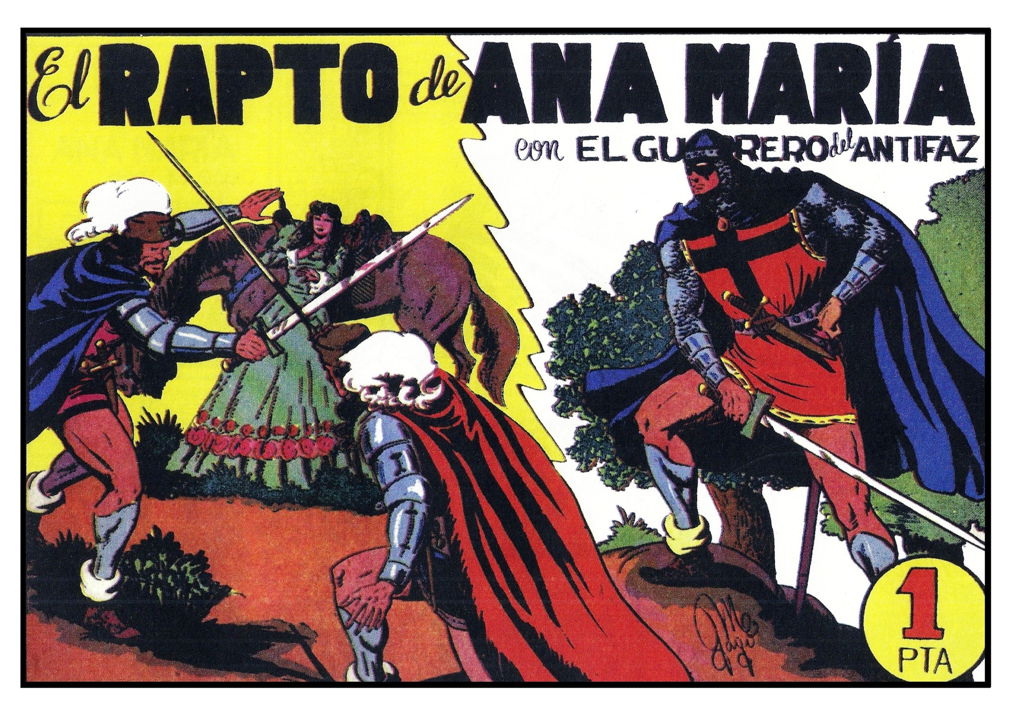 Tebeos y Comics - EL GUERRERO DEL ANTIFAZ, N.º 38 El rapto...