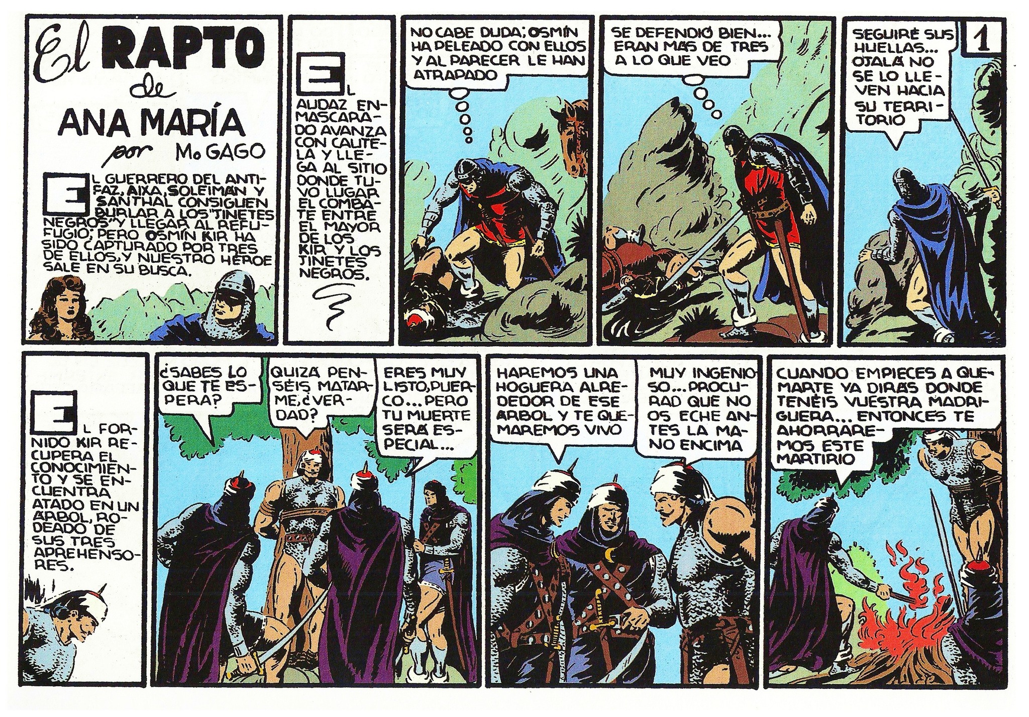 Tebeos y Comics - EL GUERRERO DEL ANTIFAZ, N.º 38 El rapto...