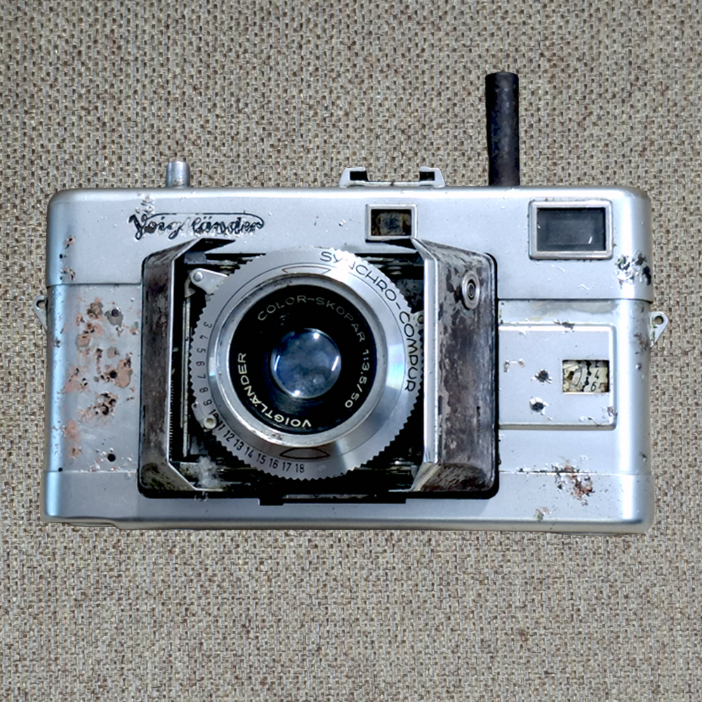 The beautifully made Voigtländer Vitessa L3 35mm camera, c. 1954.