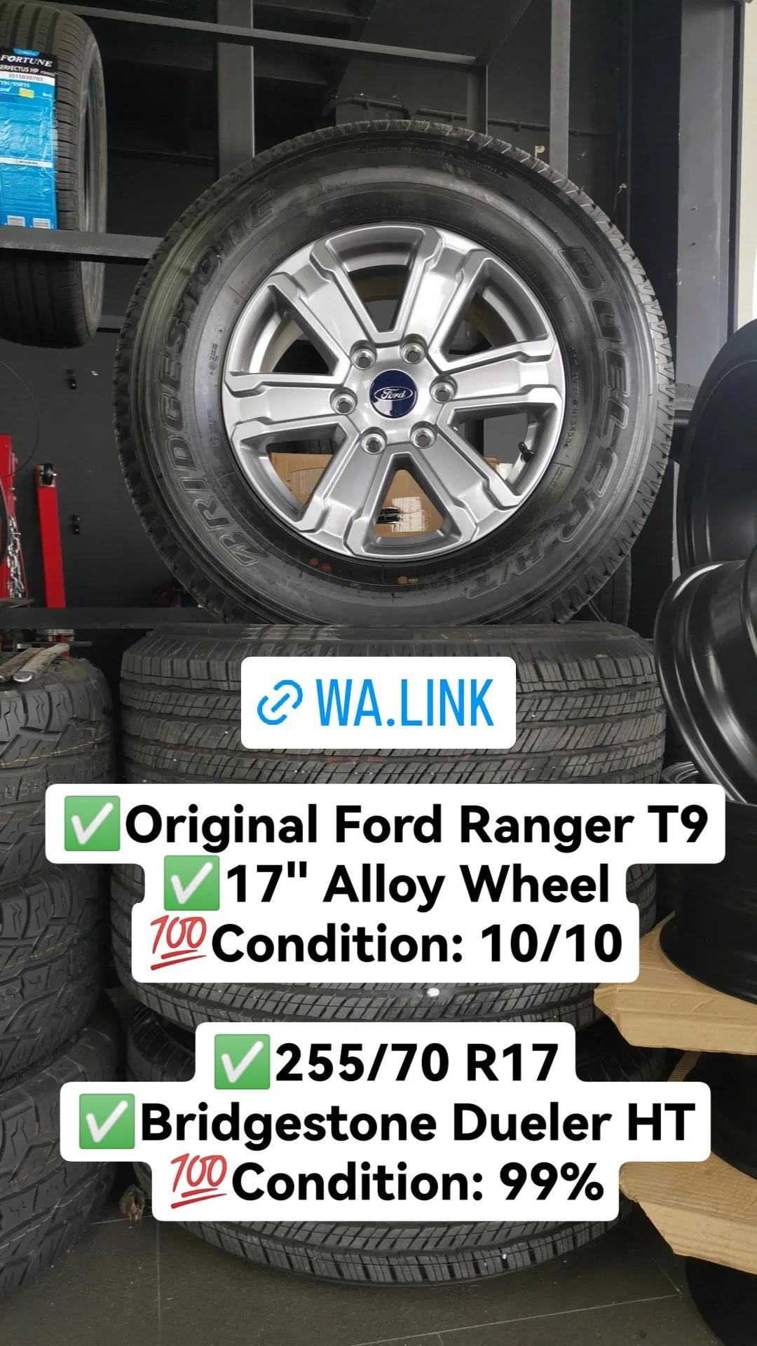 Mr.Wheel - ⚒Promotion Used Sport Rim Original Ford Ranger T9 17 Inch ...