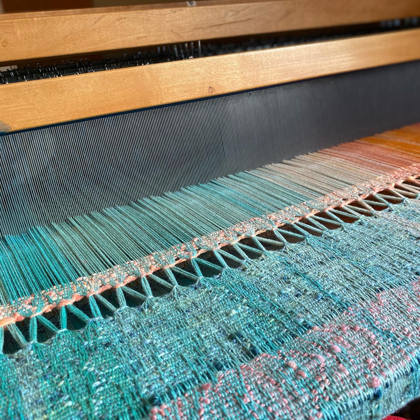 Texture, Inlays, Lace, Colour blocks.... - Willow Tree Wovens | Facebook
