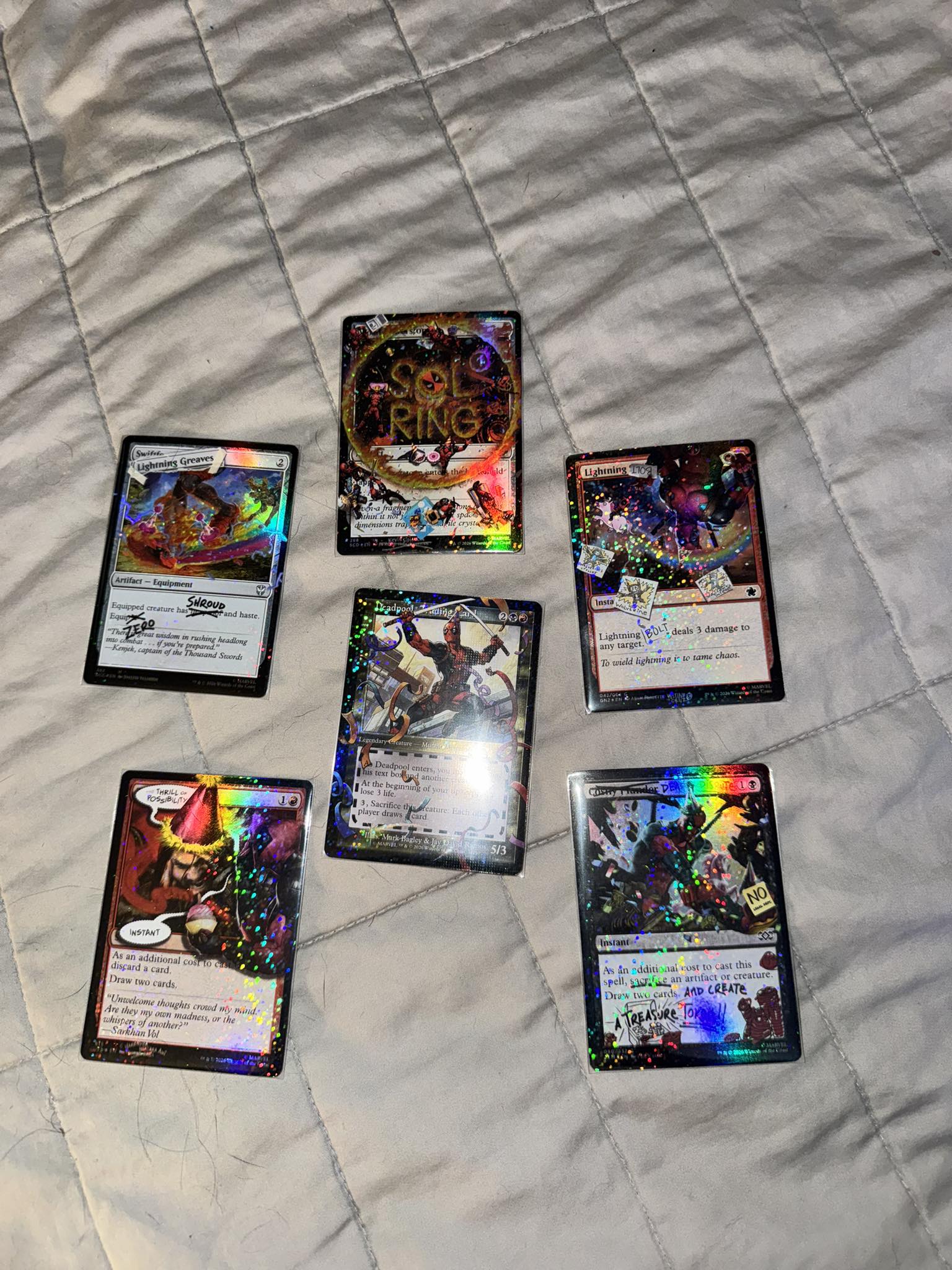 Rare Deadpool party foil card pulled