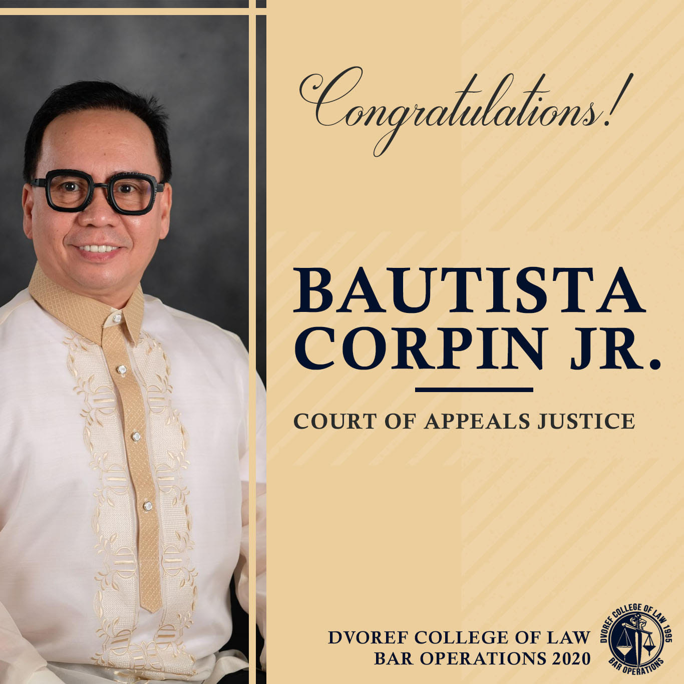 Congratulations to our ever... - DVOREF Bar Operations | Facebook