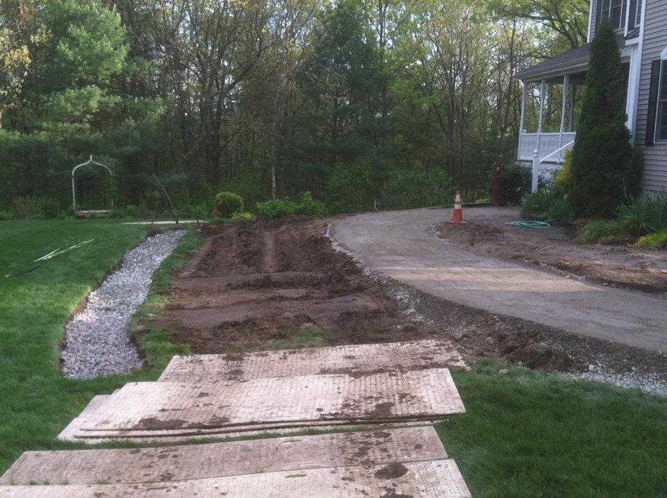 Natural Path Landscaping.com - Day 2 walkway and stone wall base is in ...