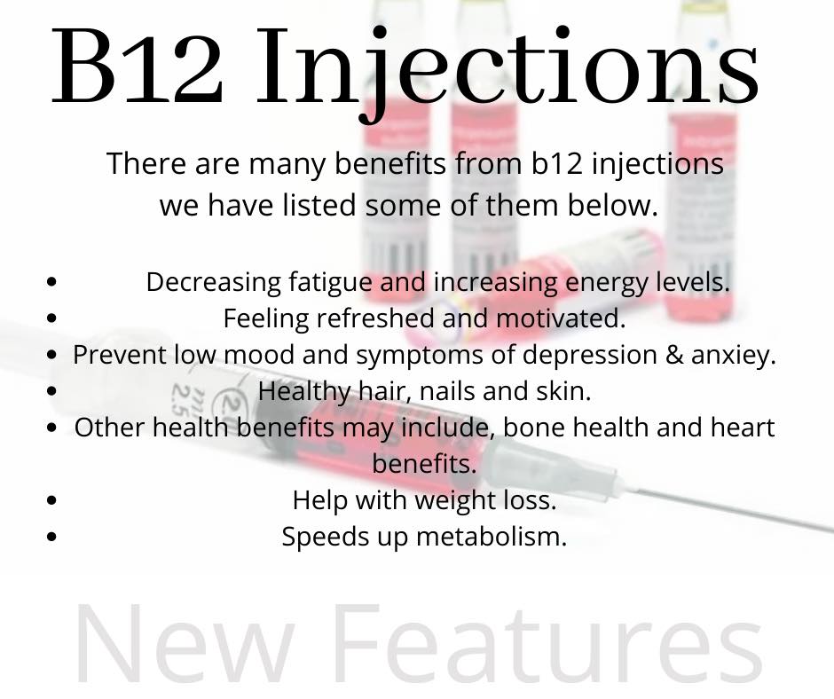 It's dreaded cold and flu season again where sickness can strike anytime. Luckily Vitamin B12 injections can increase your ability to fight bugs and leave your feeling better than ever. These injections