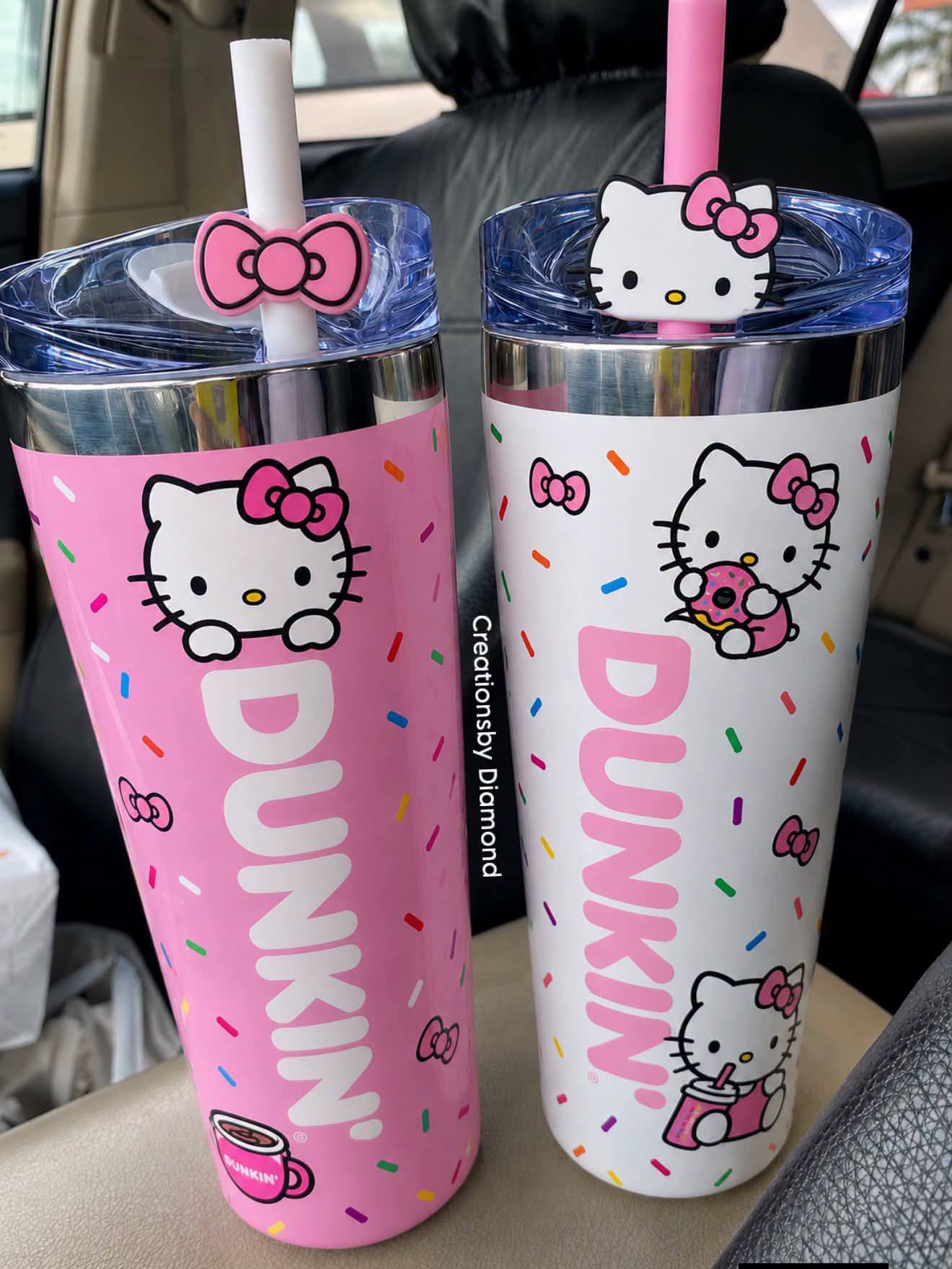 The #HelloKittyCafe 10th Anniversary glass tumbler is here and