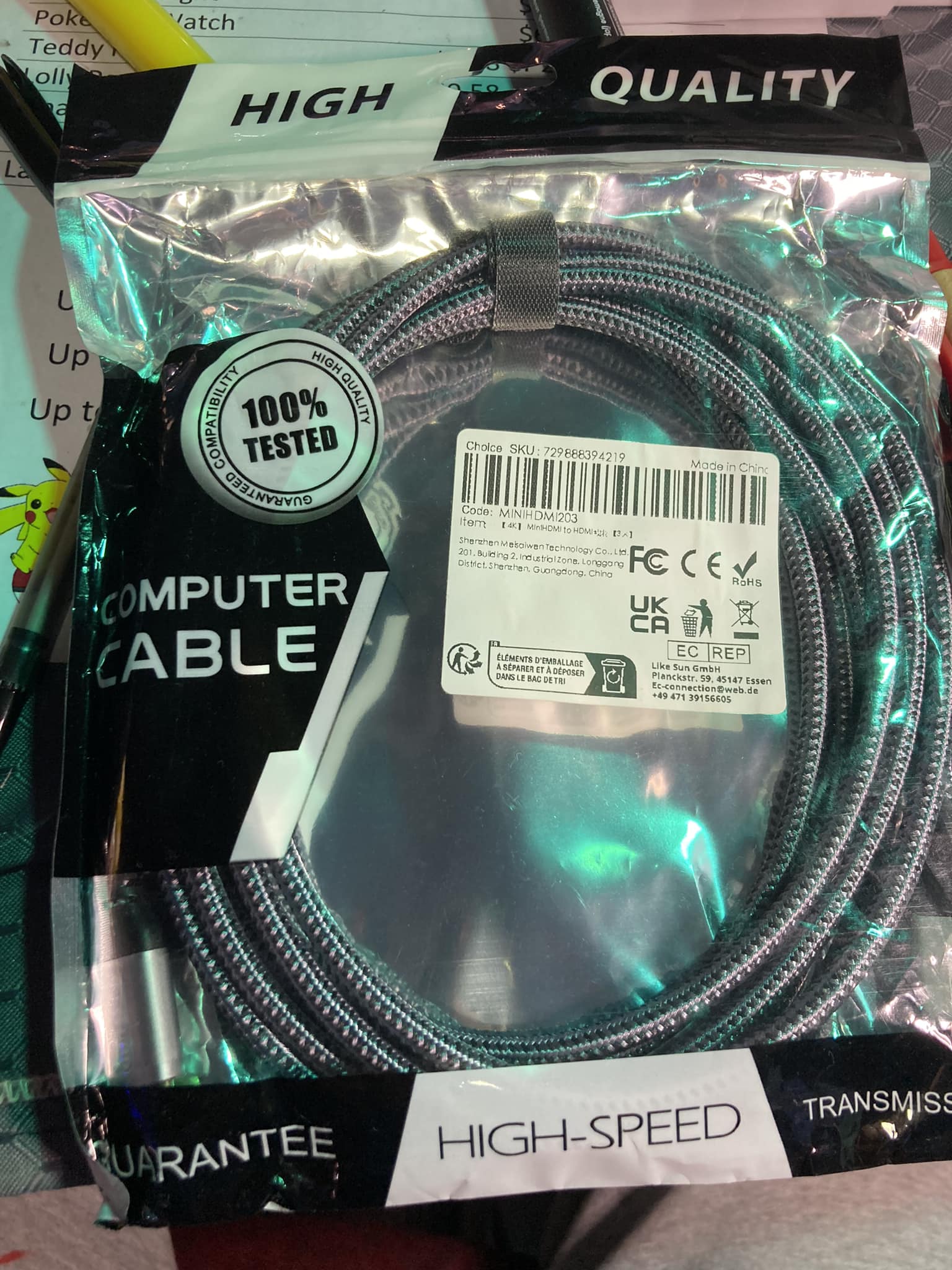 Hi. When I connect my anbernic rg35xx h to my tv via a hdmi mini