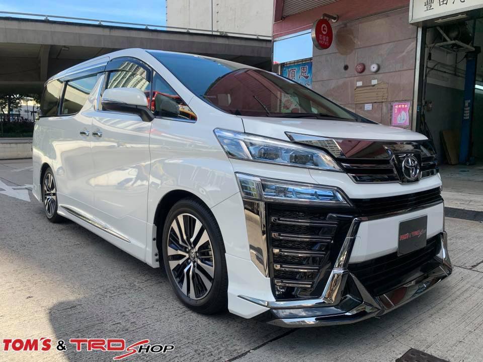 TOM’S - GGH30 後期型 VELLFIRE AERO 版加裝 · MODELLISTA AERO 版包圍連專用雙咀尾鼓 · 日本版 ...