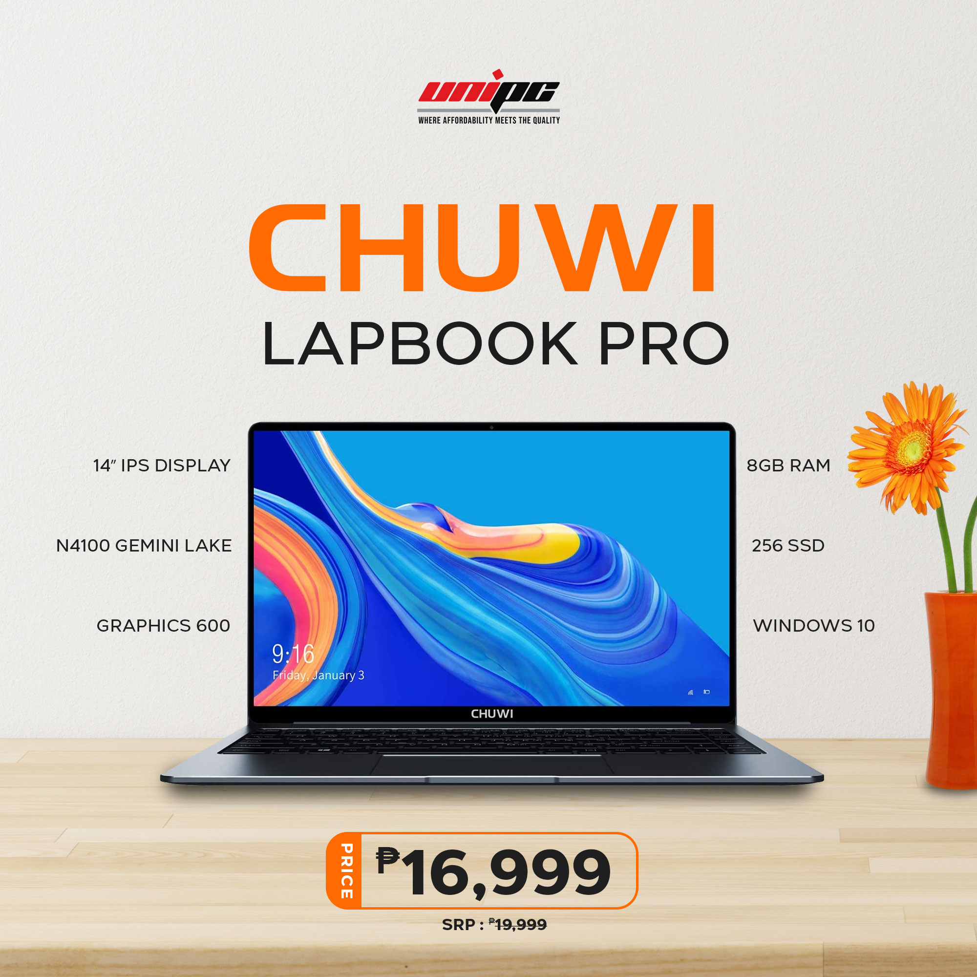 UniPC - An affordable laptop from Chuwi for your...