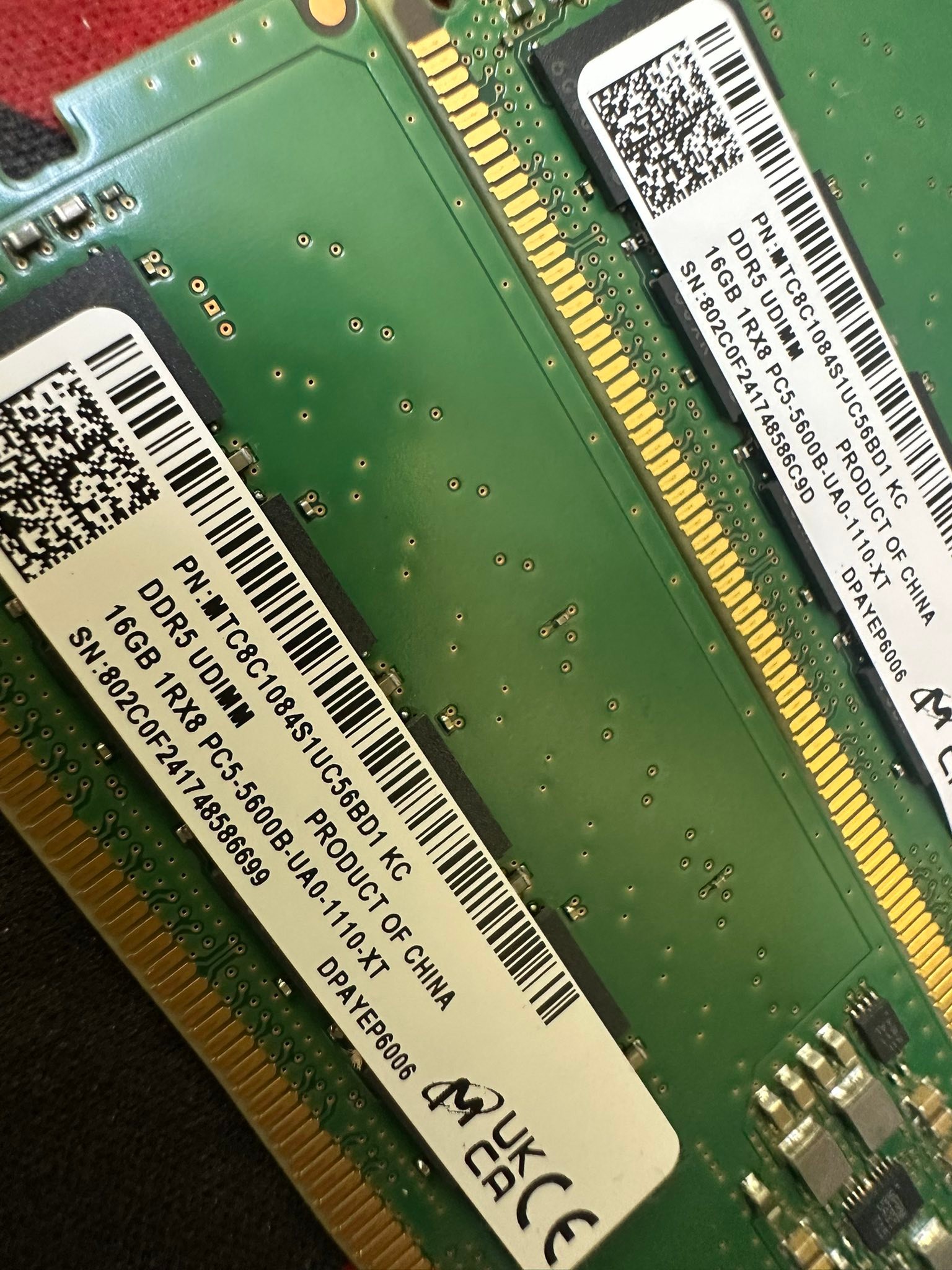 Original ram desktop DDR5-5600 16GB 99%