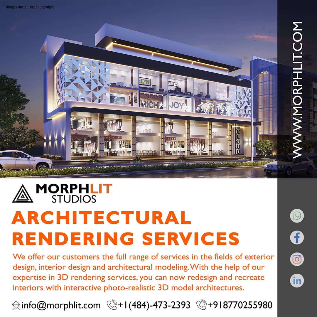Morphlit Studios We Offer Our Customers The Full Range Of Services In The Fields Of Exterior Design Interior Design And Architectural Modelling With The Help Of Our Expertise In 3d Rendering