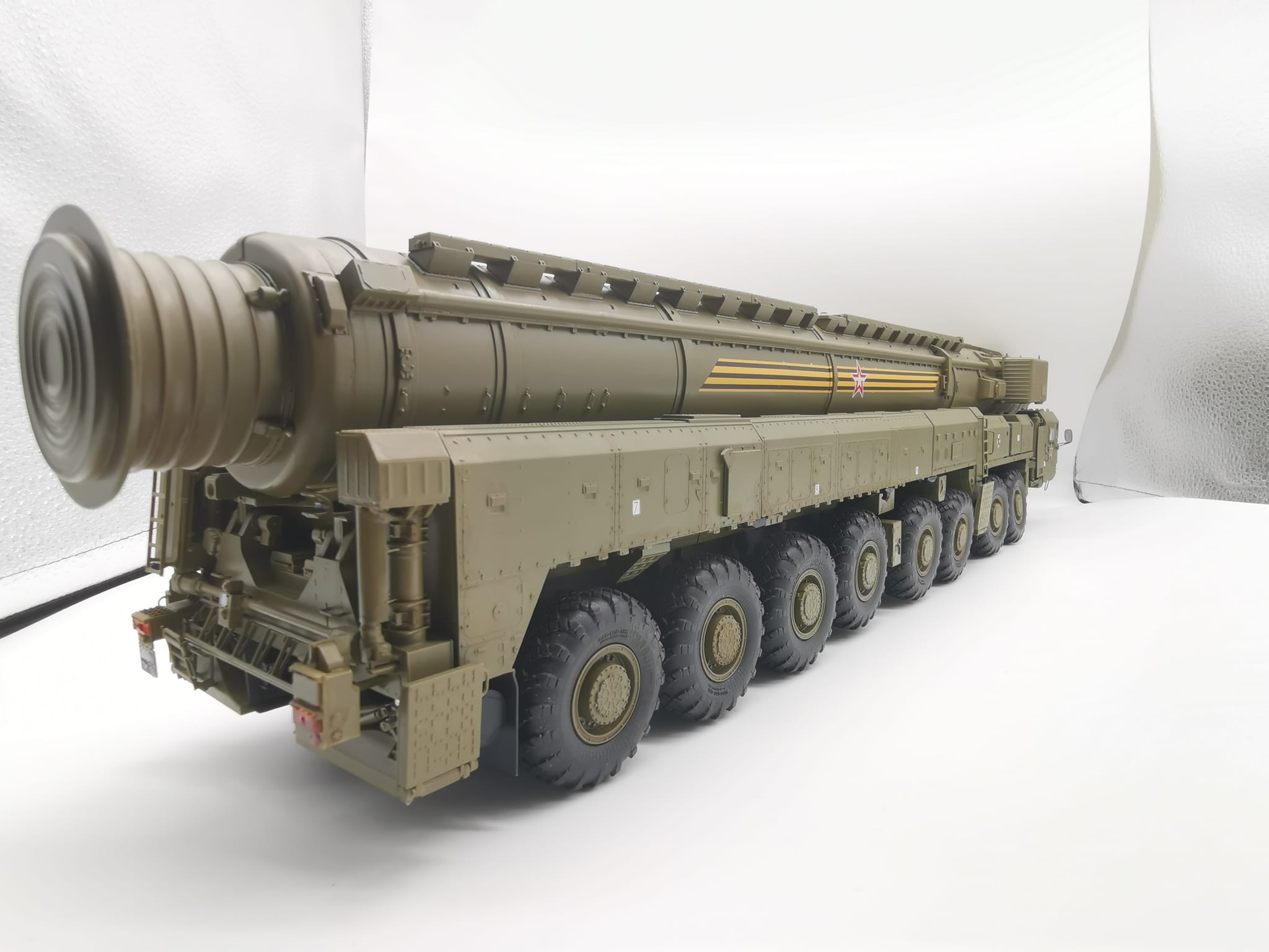 Old Build Finish 1/35 15U175 TEL of RS-12M1 Topol-M ICBM Complex
