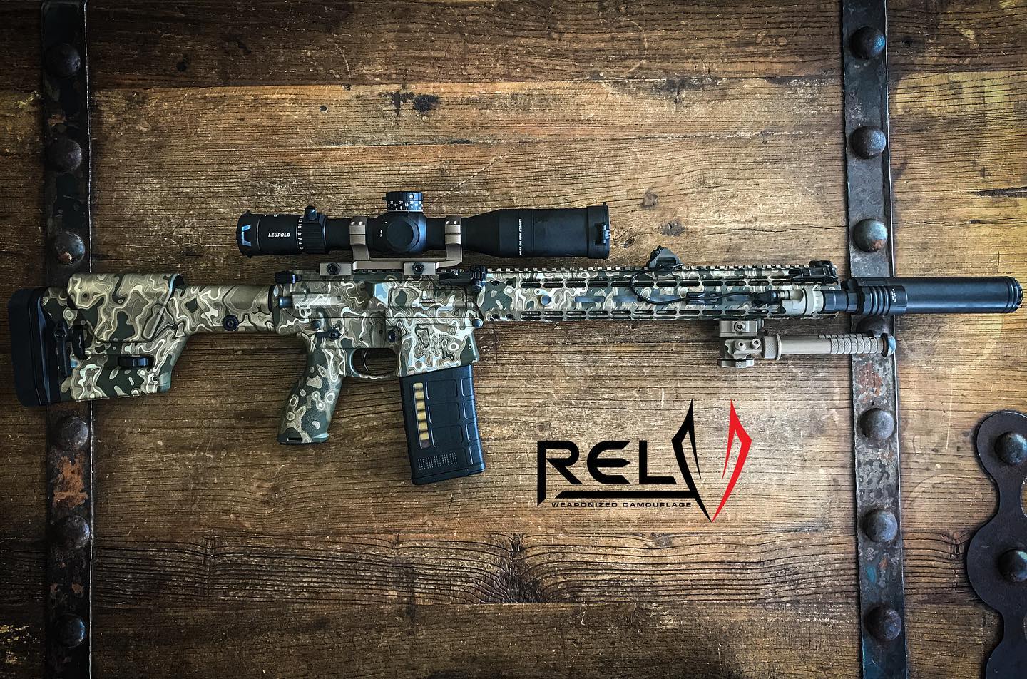RELV Camo - The M5 in MOAB by AERO PRECISION. Paint by...