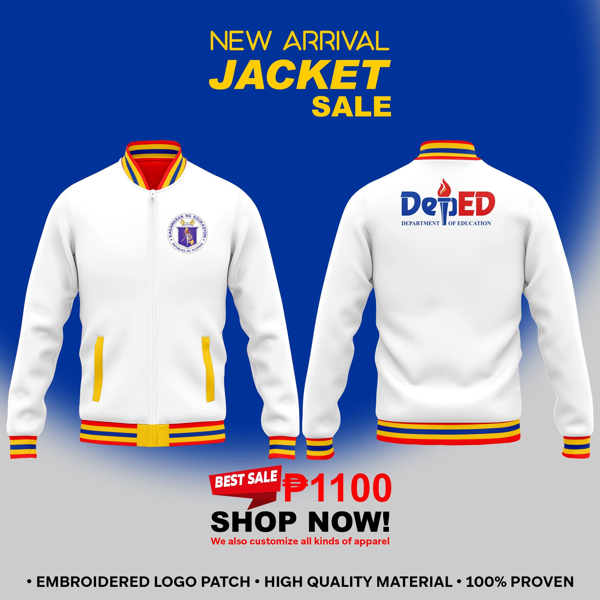The DTF DEPEDVarsity Jacket combines... - Peel Sublimation.ph