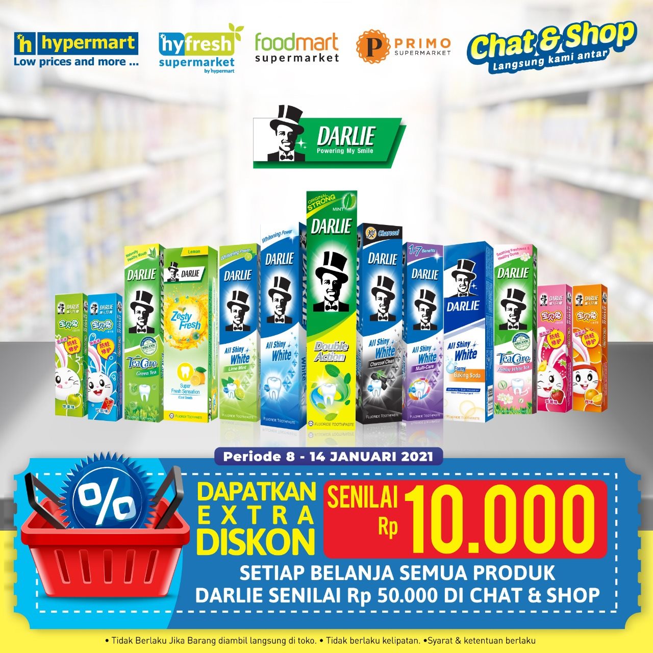 Hypermart - Promo Mingguan Chat & Shop datang lagi nih,...