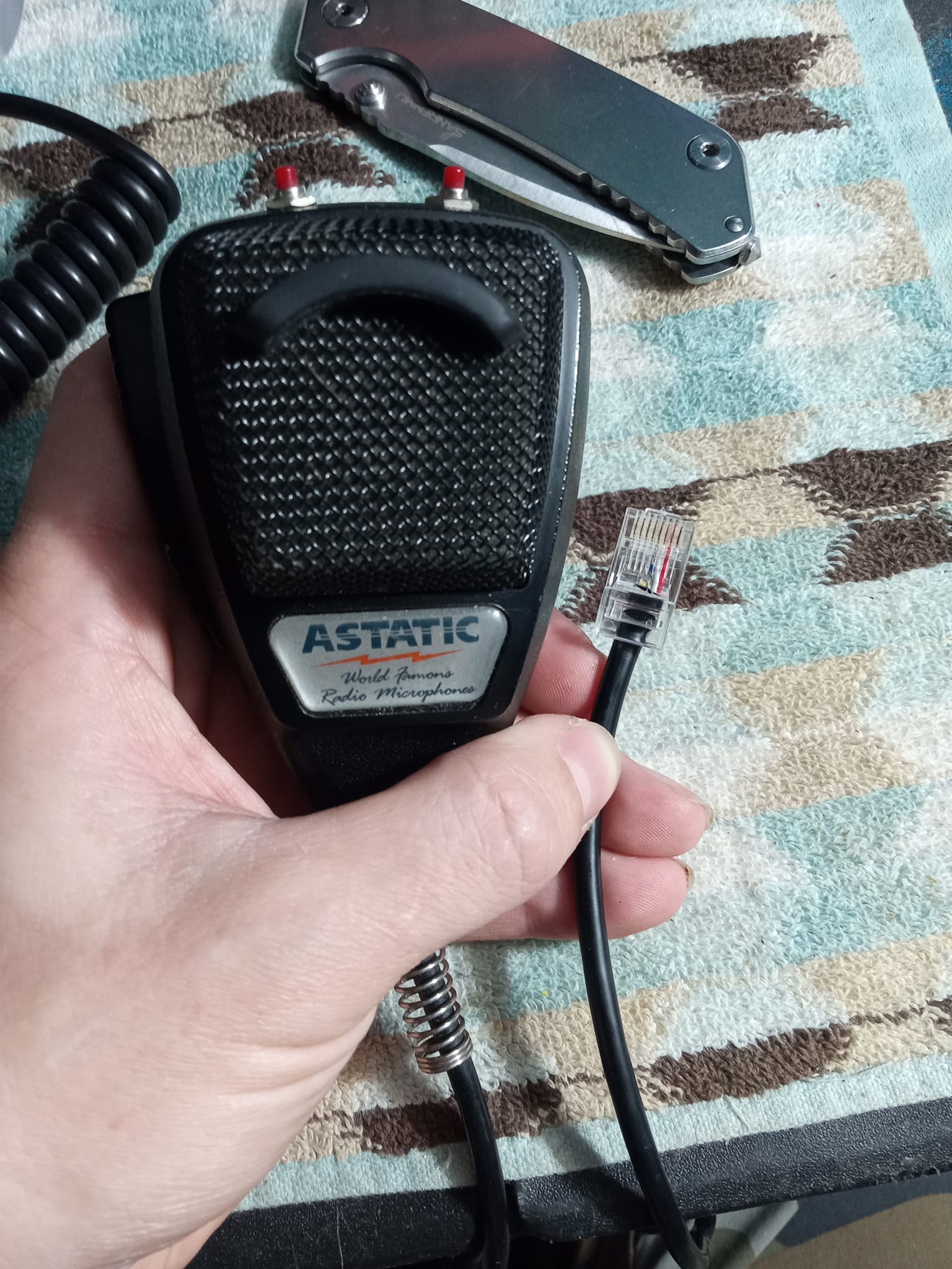 Panic Attack - AnyTone Q5N2 RJ45 mic wiring with up and... | Facebook